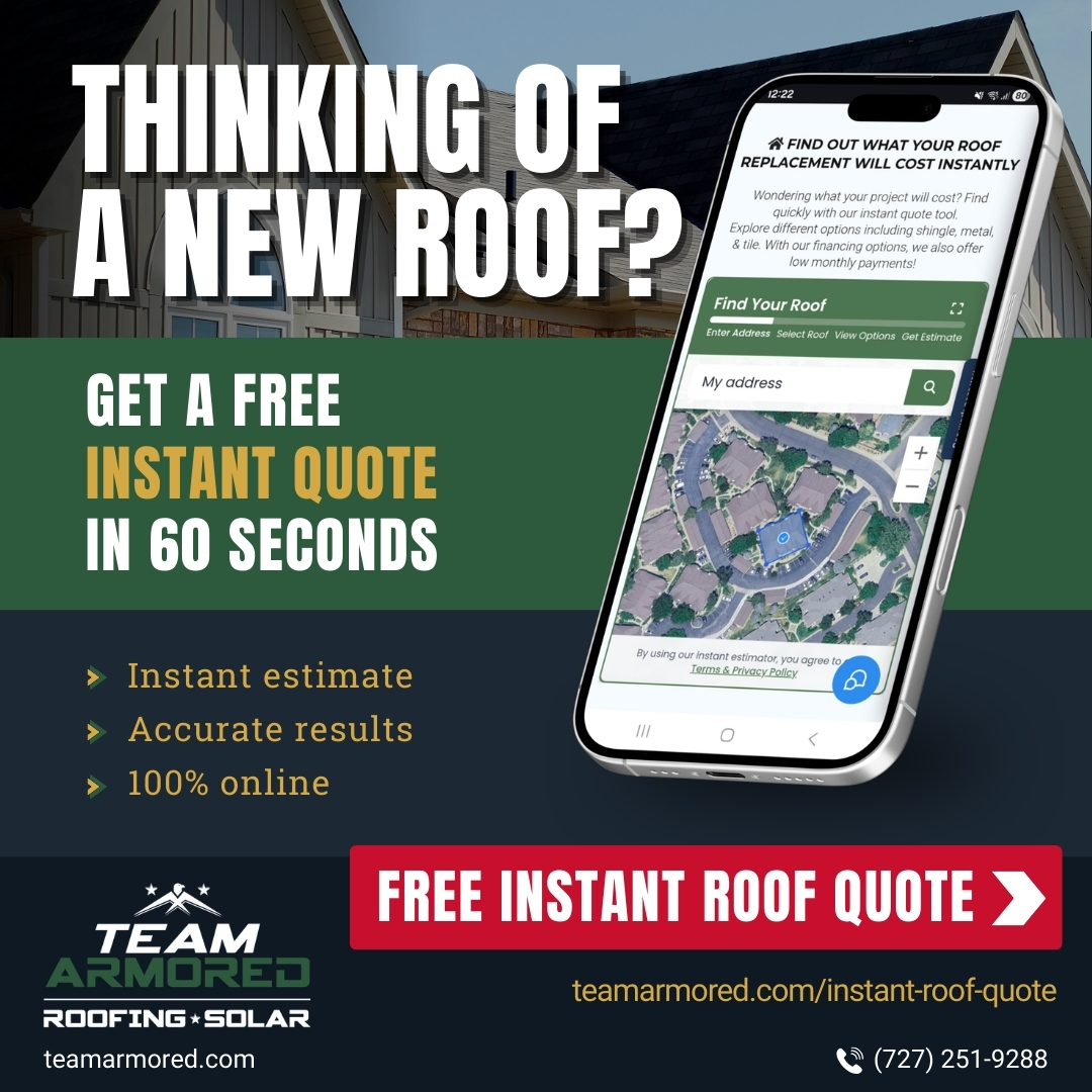 Team Armored Roofing Facebook ad