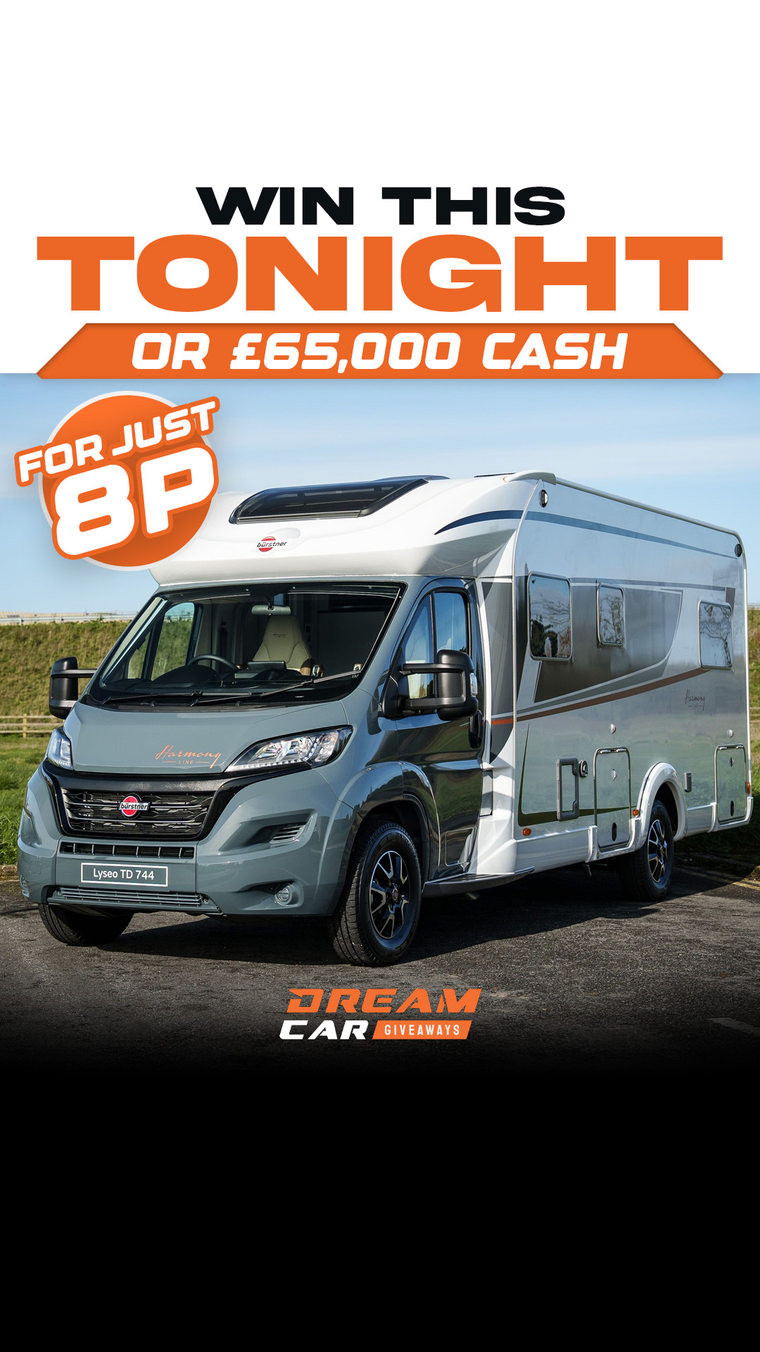 Dream Car Giveaways Facebook ad