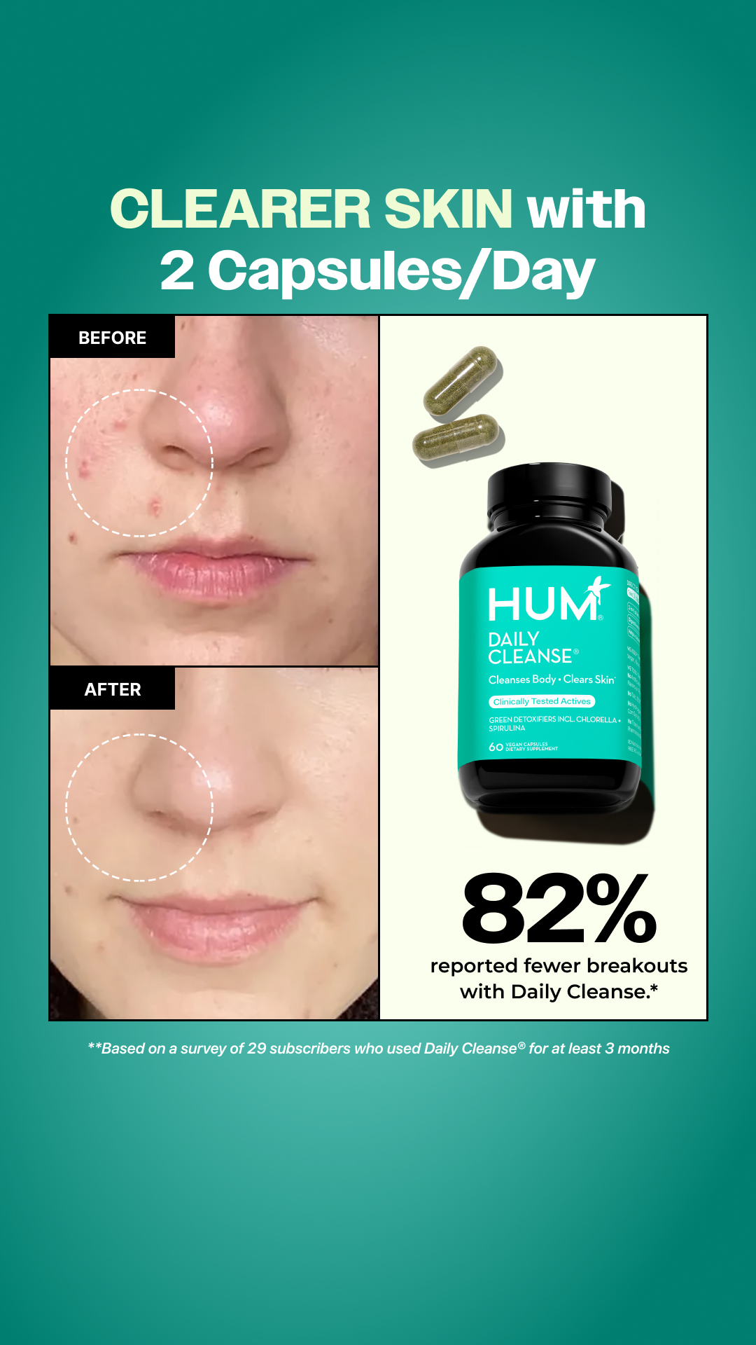HUM Nutrition Facebook ad