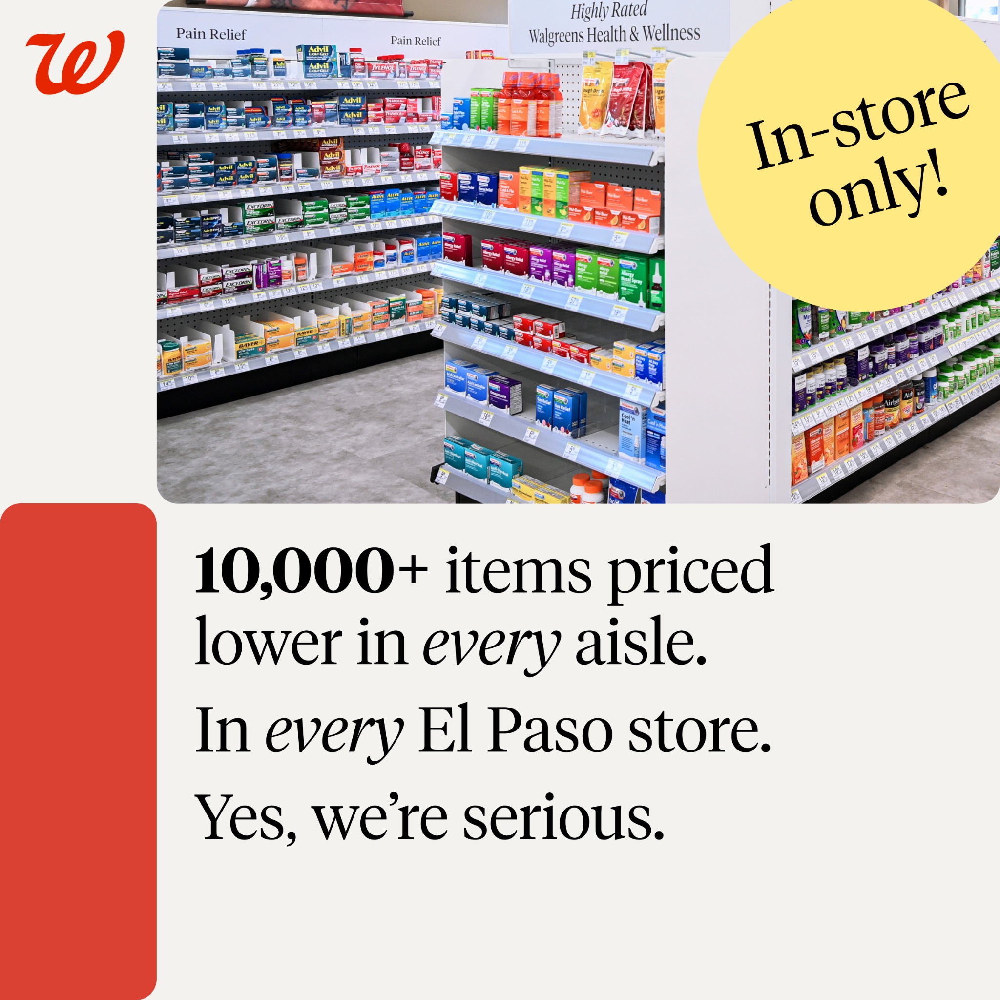 Walgreens Facebook ad