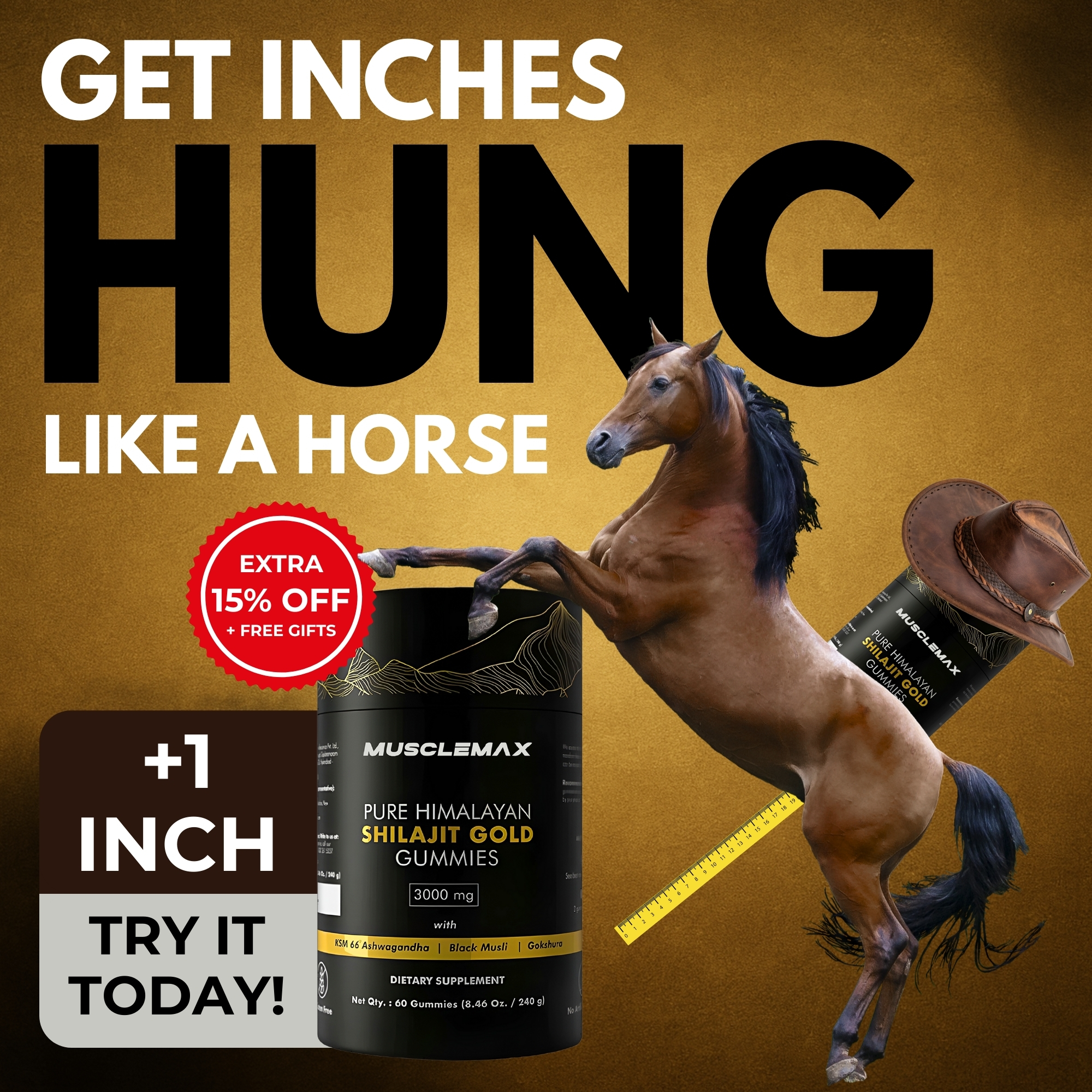 Try MuscleMax Facebook ad