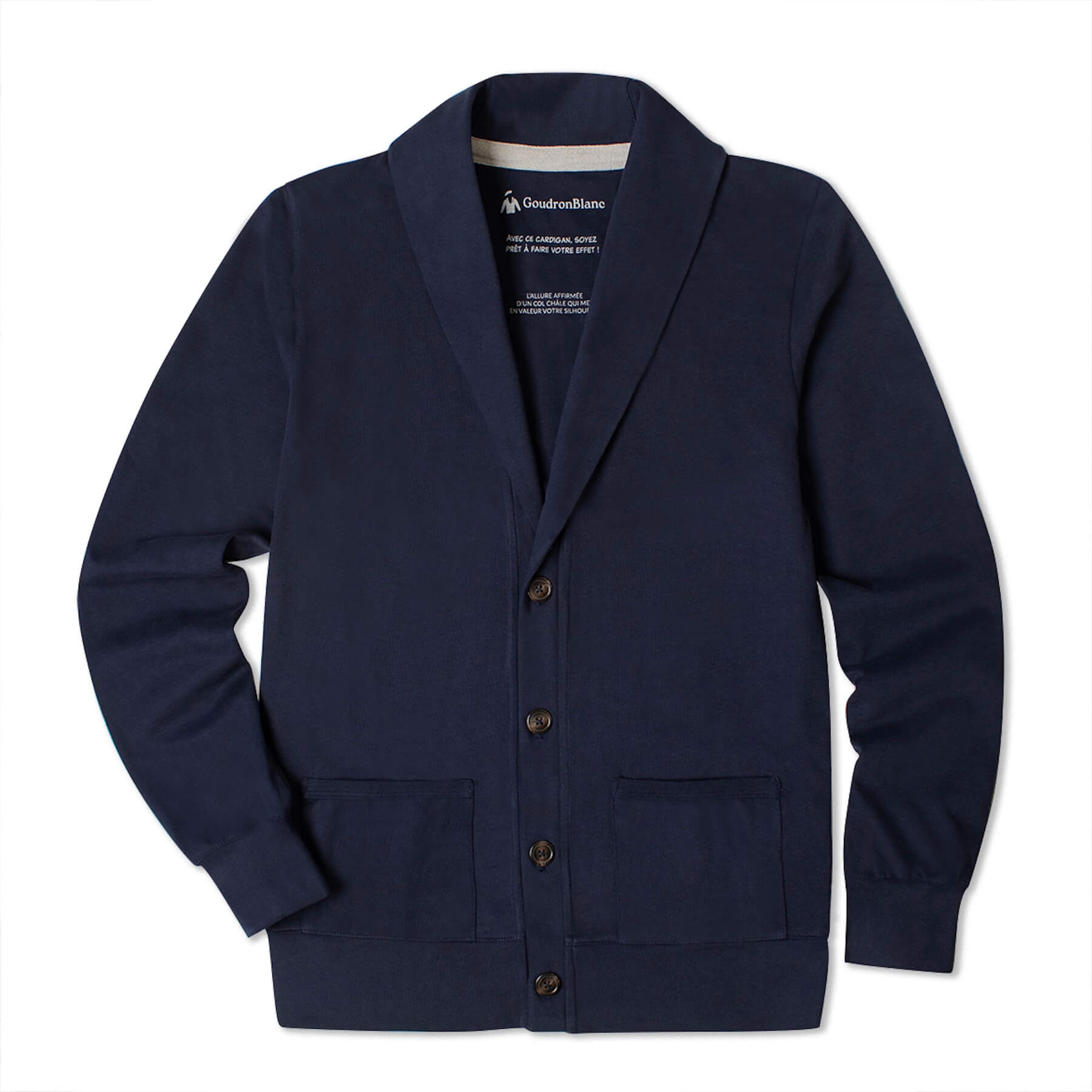 GoudronBlanc Facebook ad: Le Cardigan parfait!