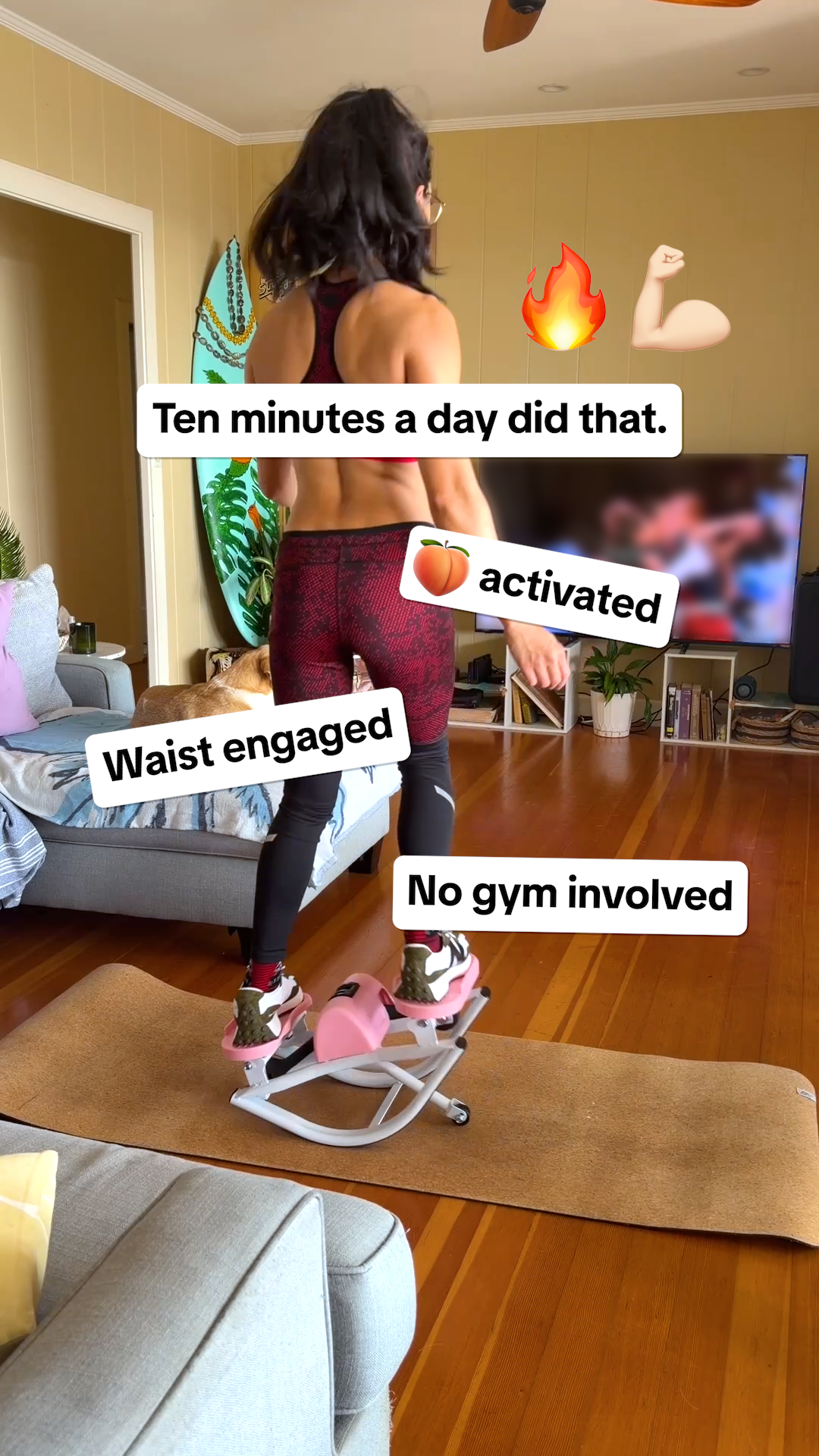 LhanelFit Facebook ad