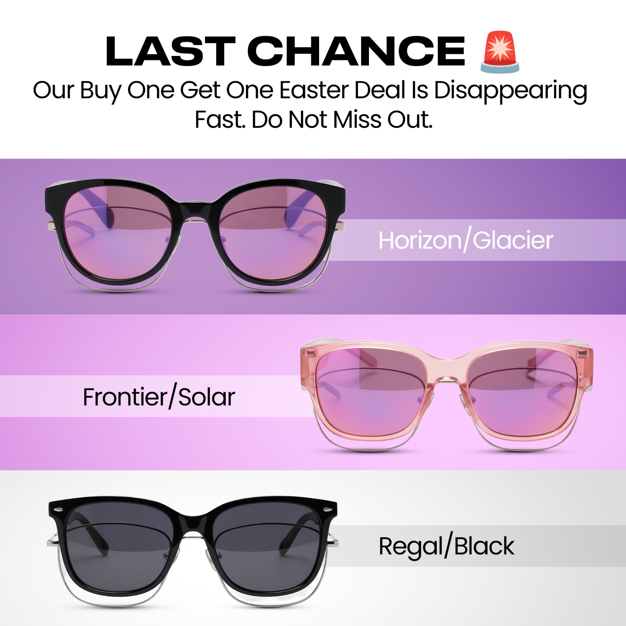 SAINT Eyewear Facebook ad