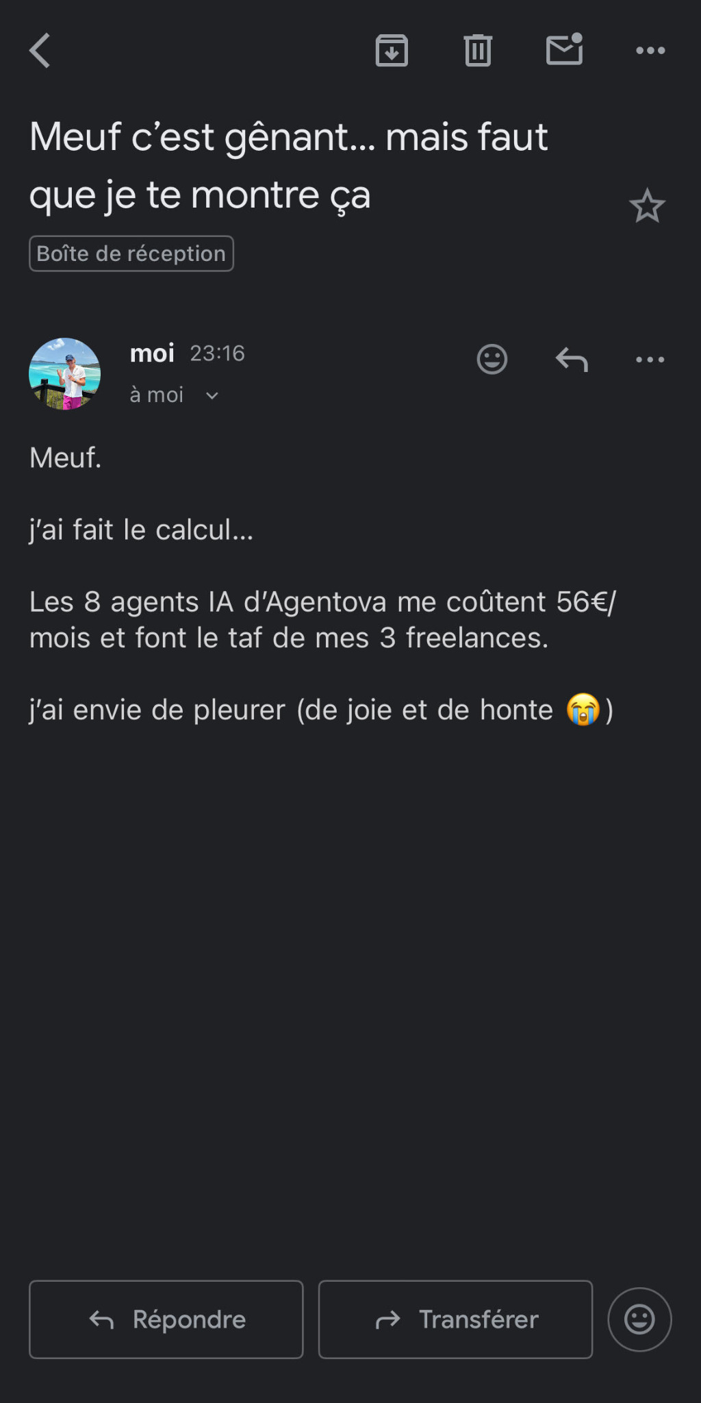 Agentova.ai Facebook ad