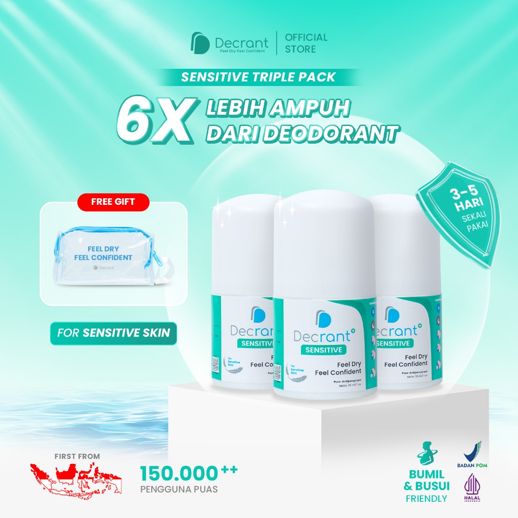Decrant Facebook ad: Ketiak basah & bau bikin gak pede?