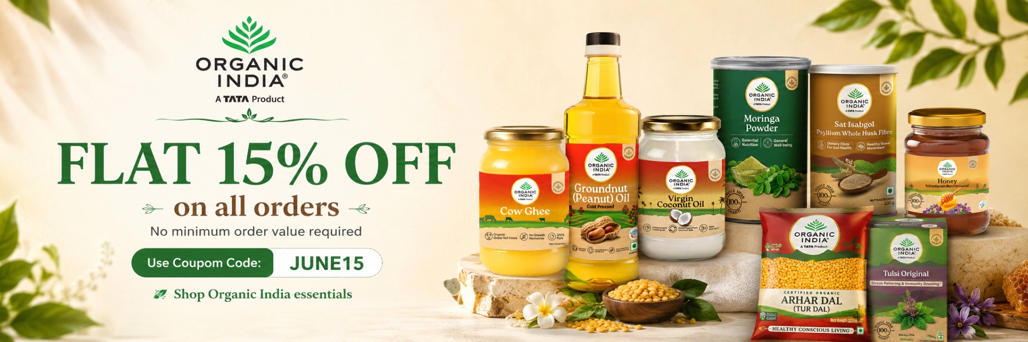 Organic India Facebook ad