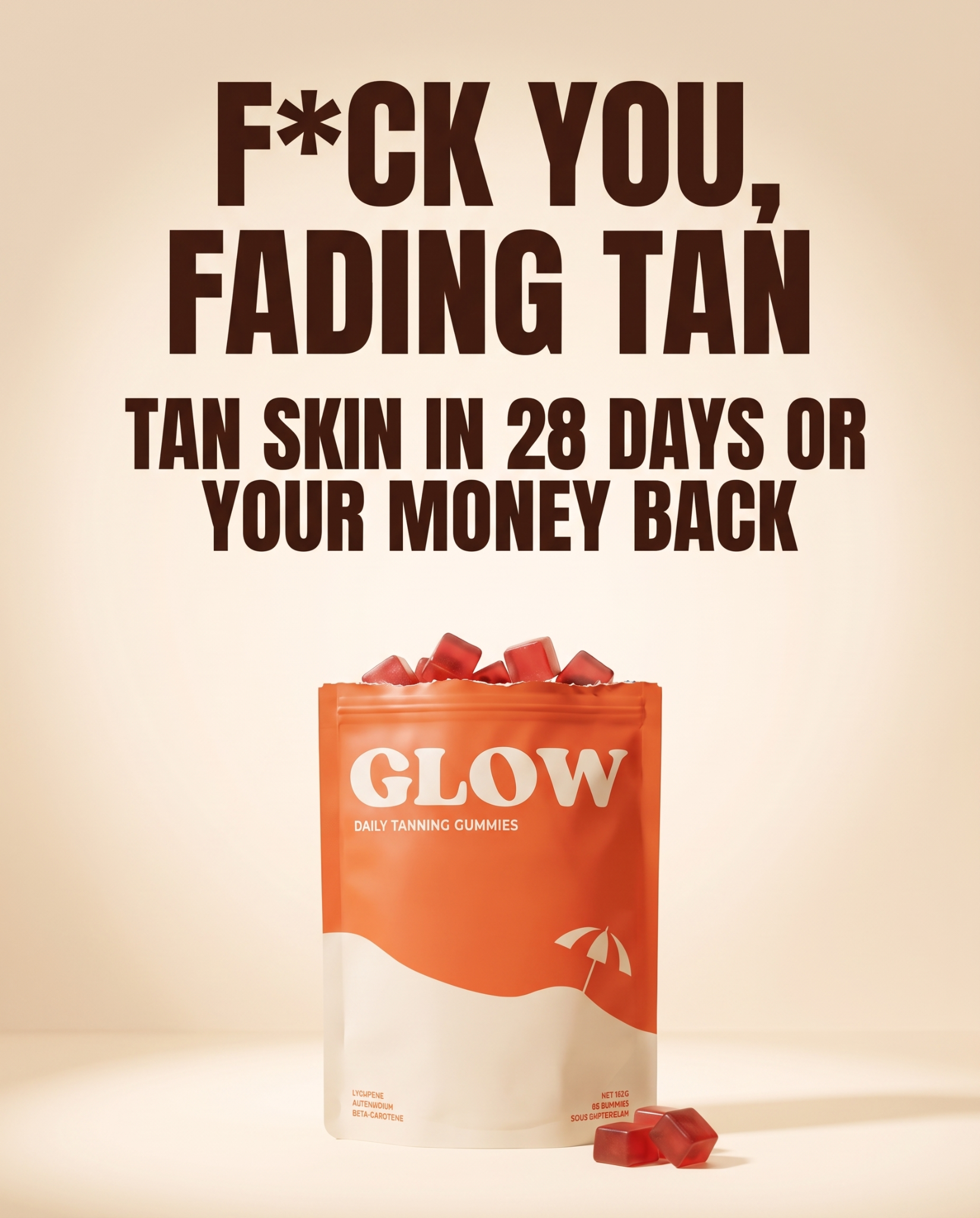 Glow Gummies Facebook ad