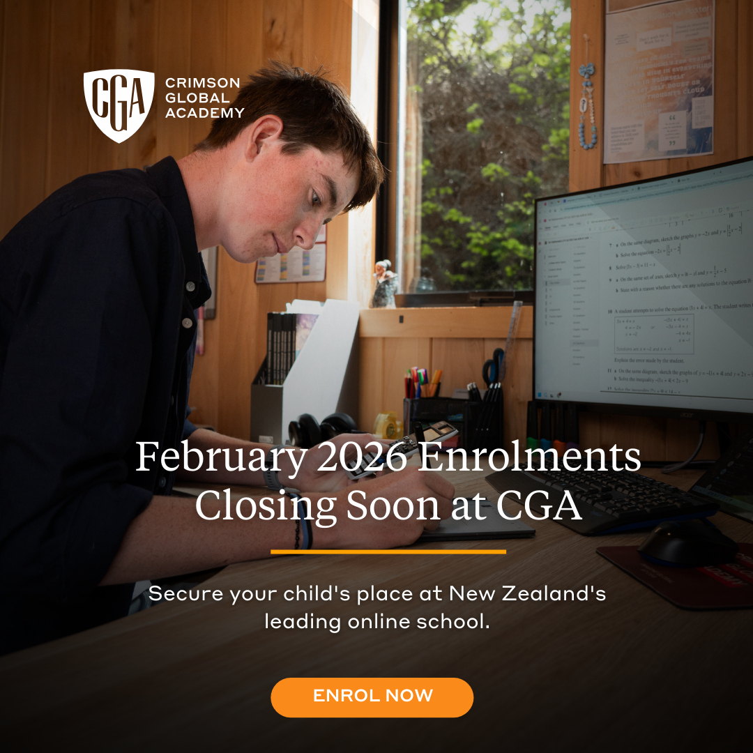 Crimson Global Academy Facebook ad
