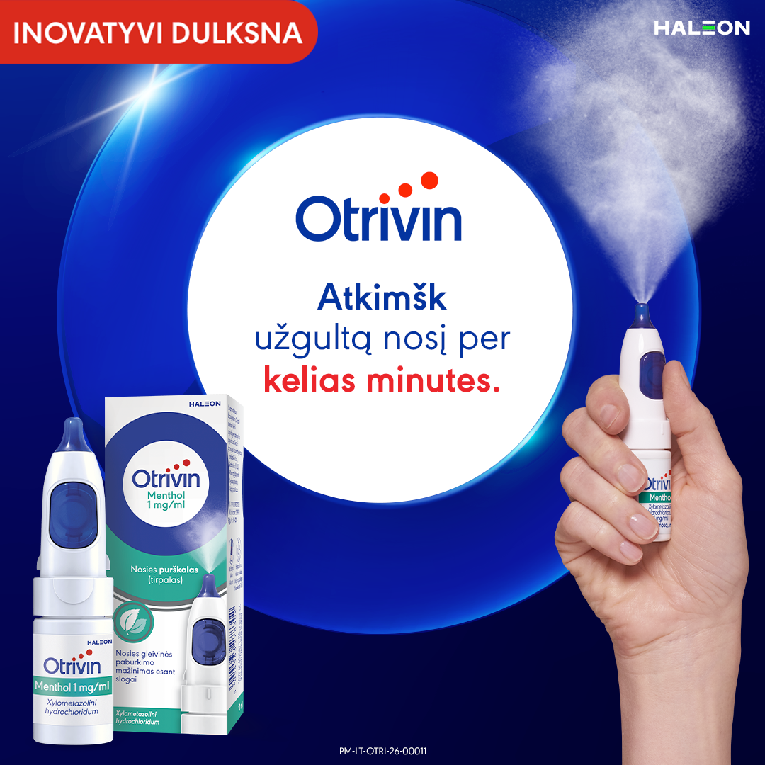 Otrivin Facebook ad: Užgulta nosis? Otrivin padeda ją atkimšti per kelias…