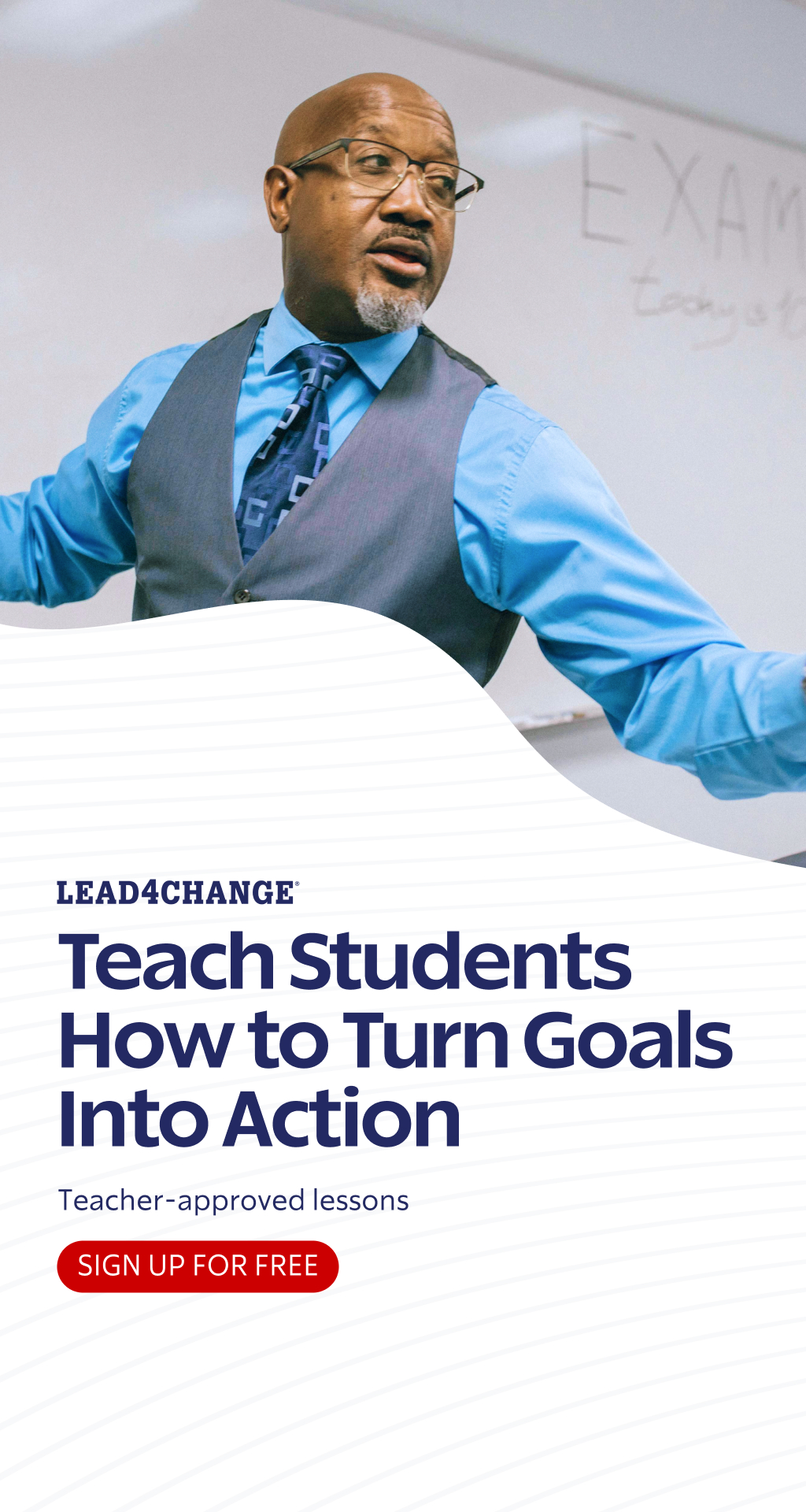 Lead4Change: Student Leadership Program Facebook ad from May 27, 2026