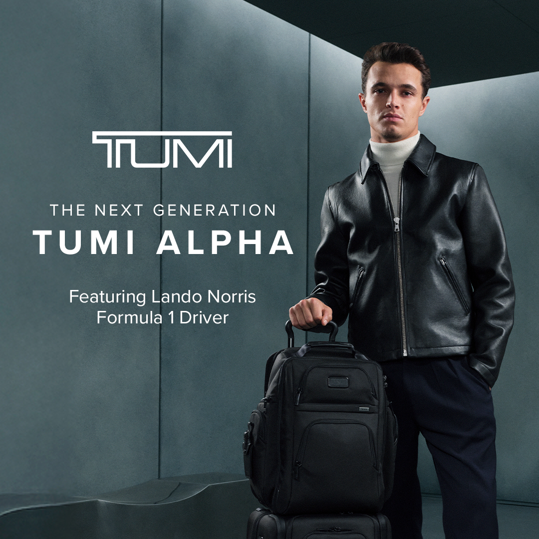 TUMI Facebook ad from Feb 2, 2026
