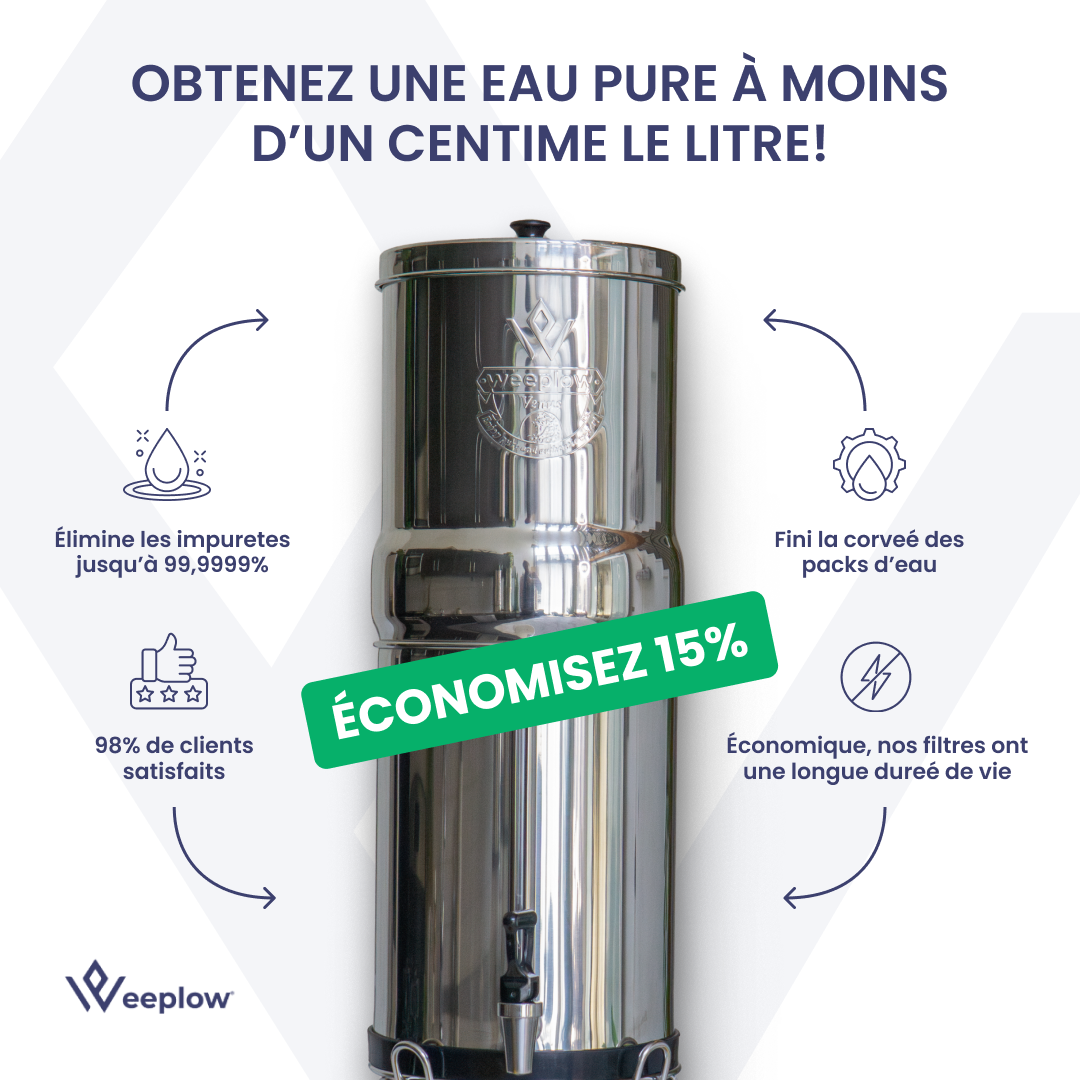 Weeplow Facebook ad: ÉCONOMISEZ 15%