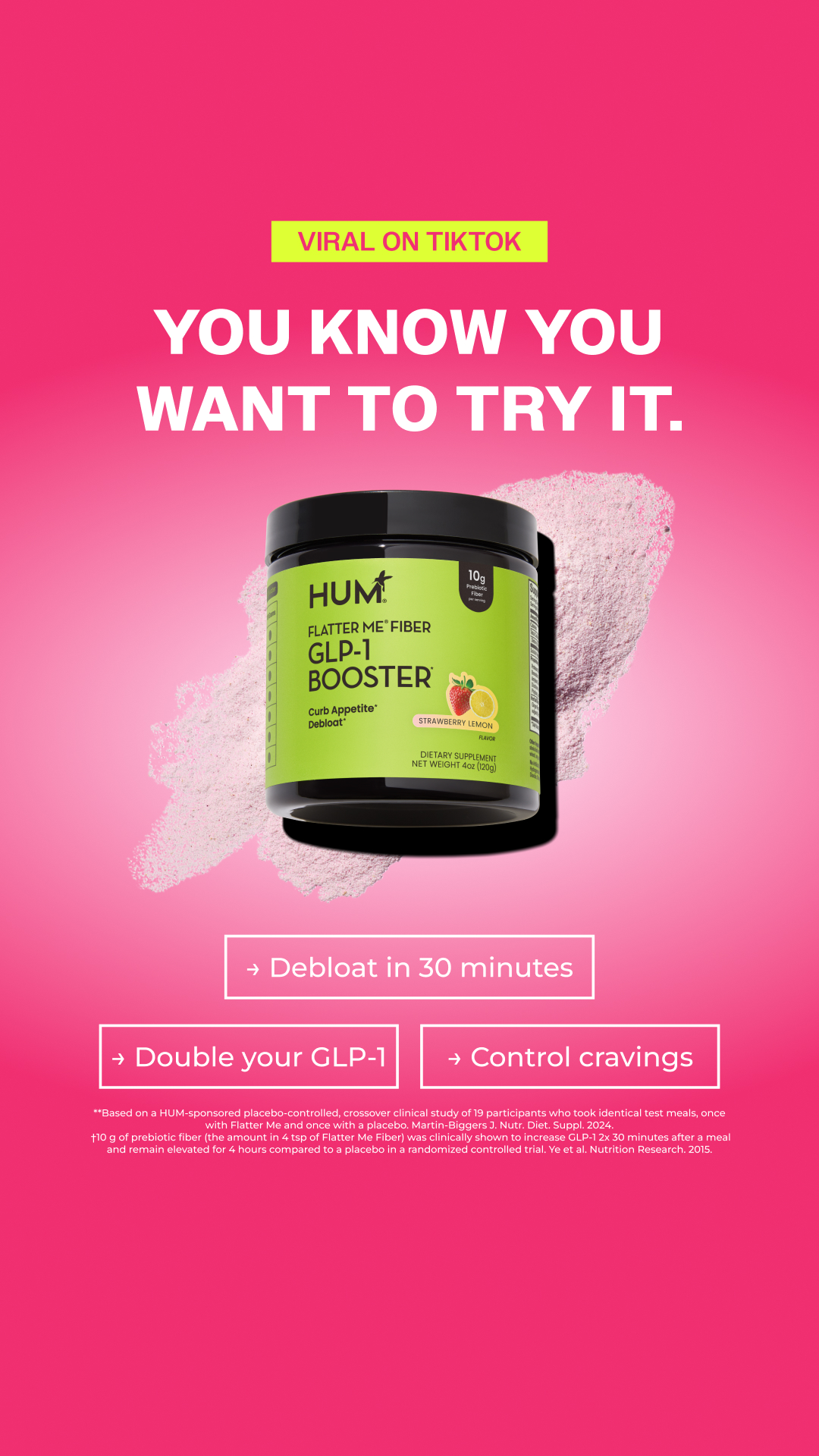 HUM Nutrition Facebook ad