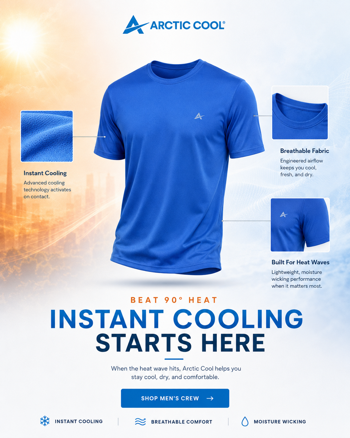 Arctic Cool Facebook ad