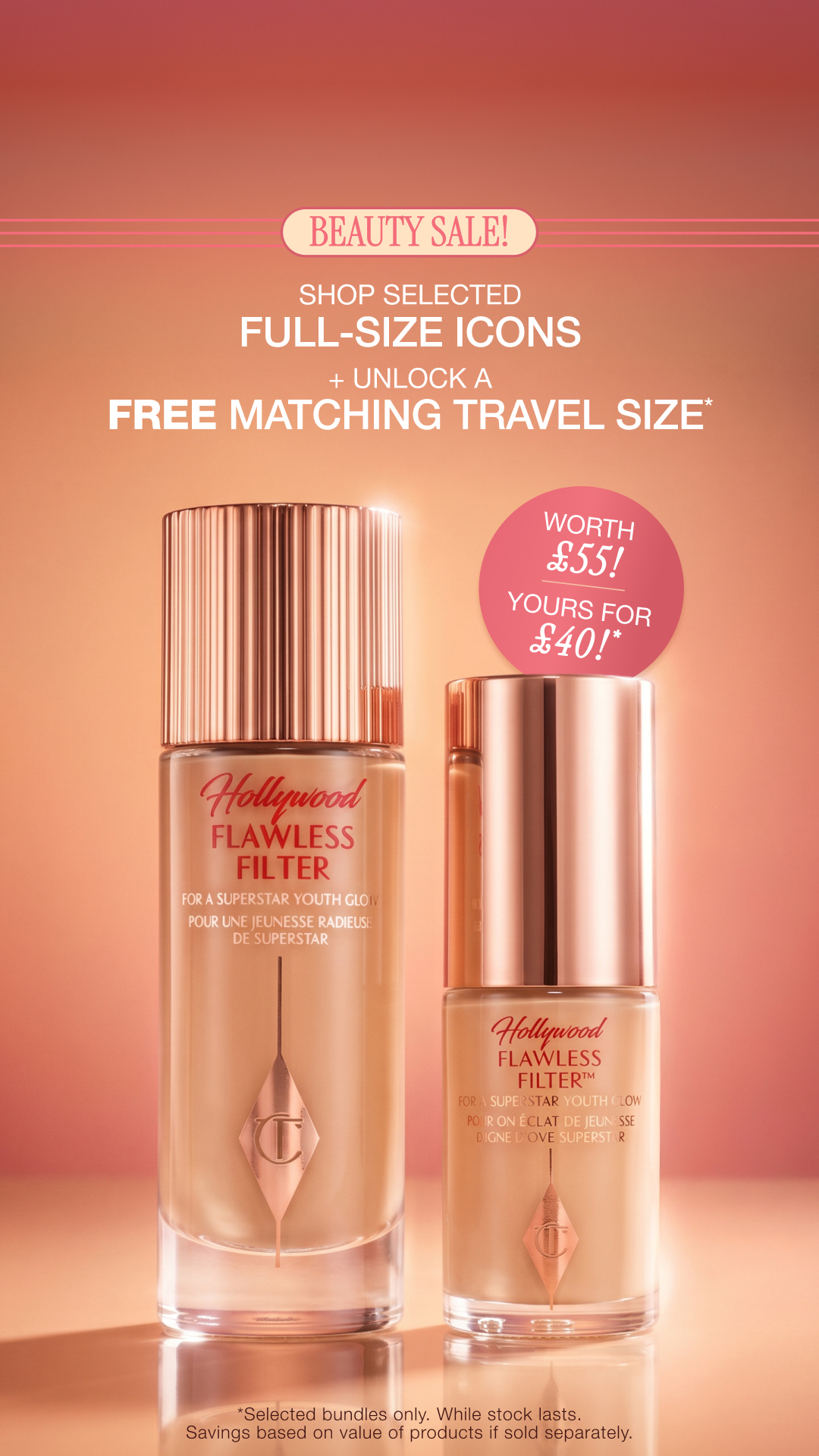 Charlotte Tilbury Facebook ad