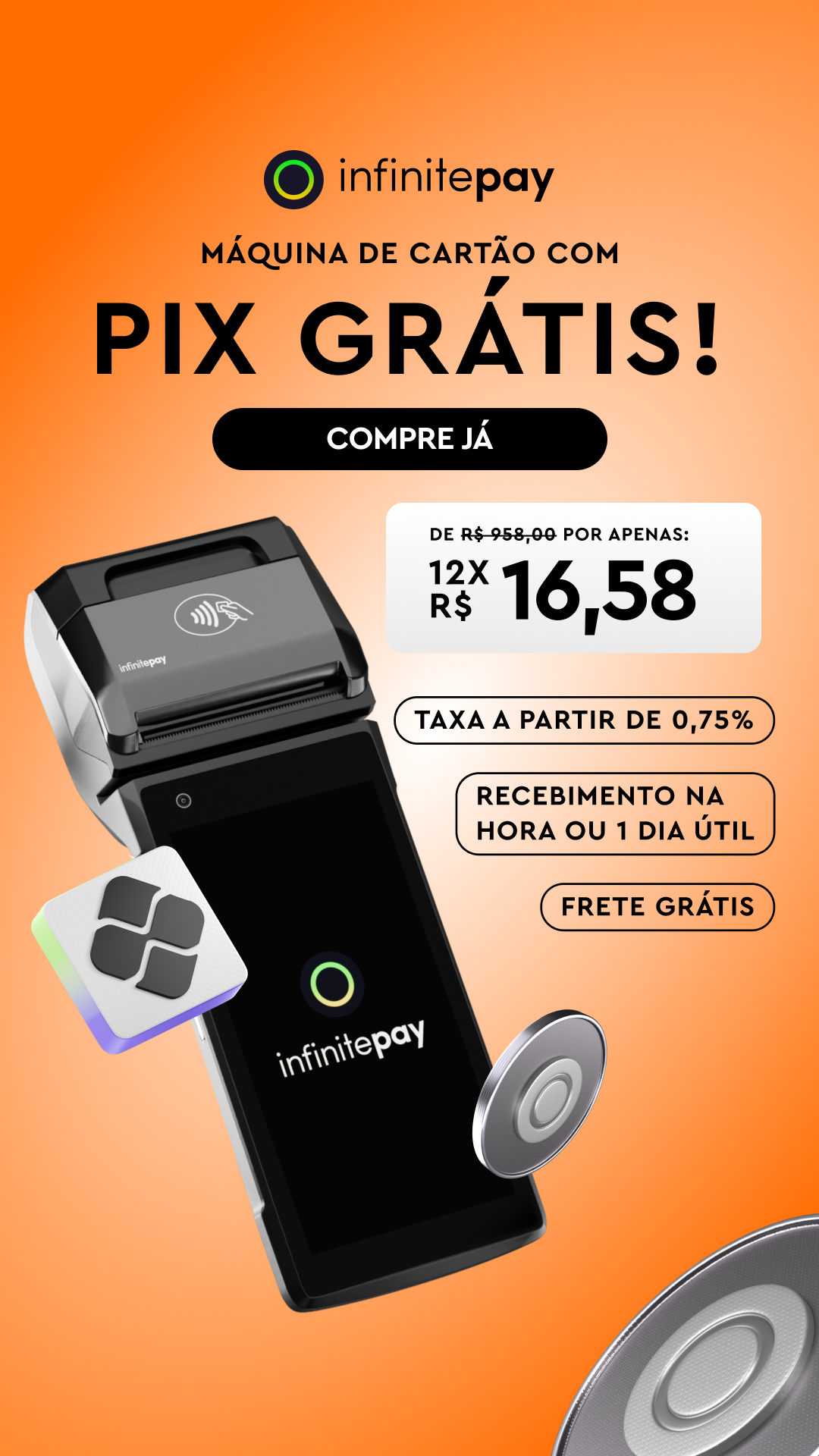 InfinitePay Facebook ad
