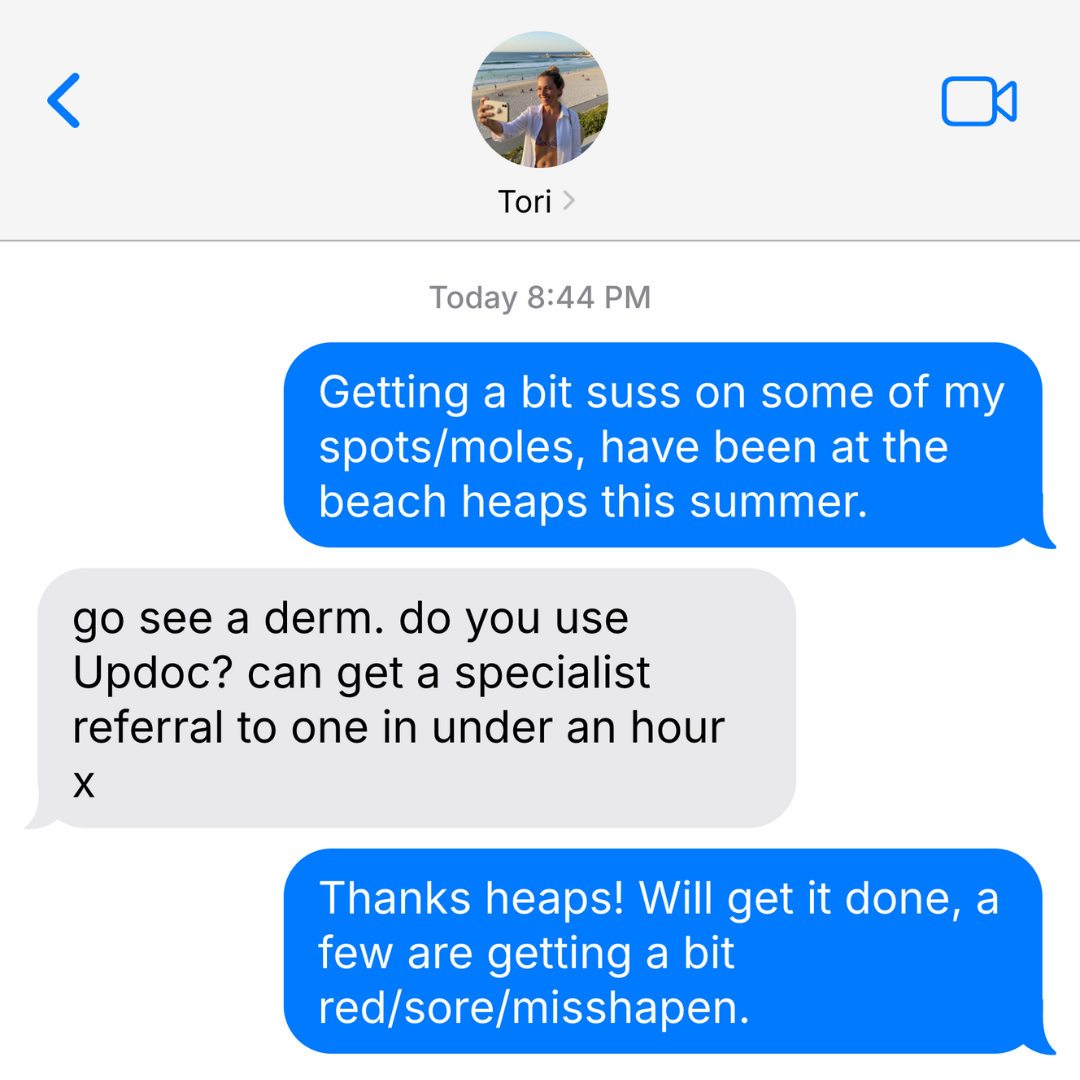 updoc Facebook ad