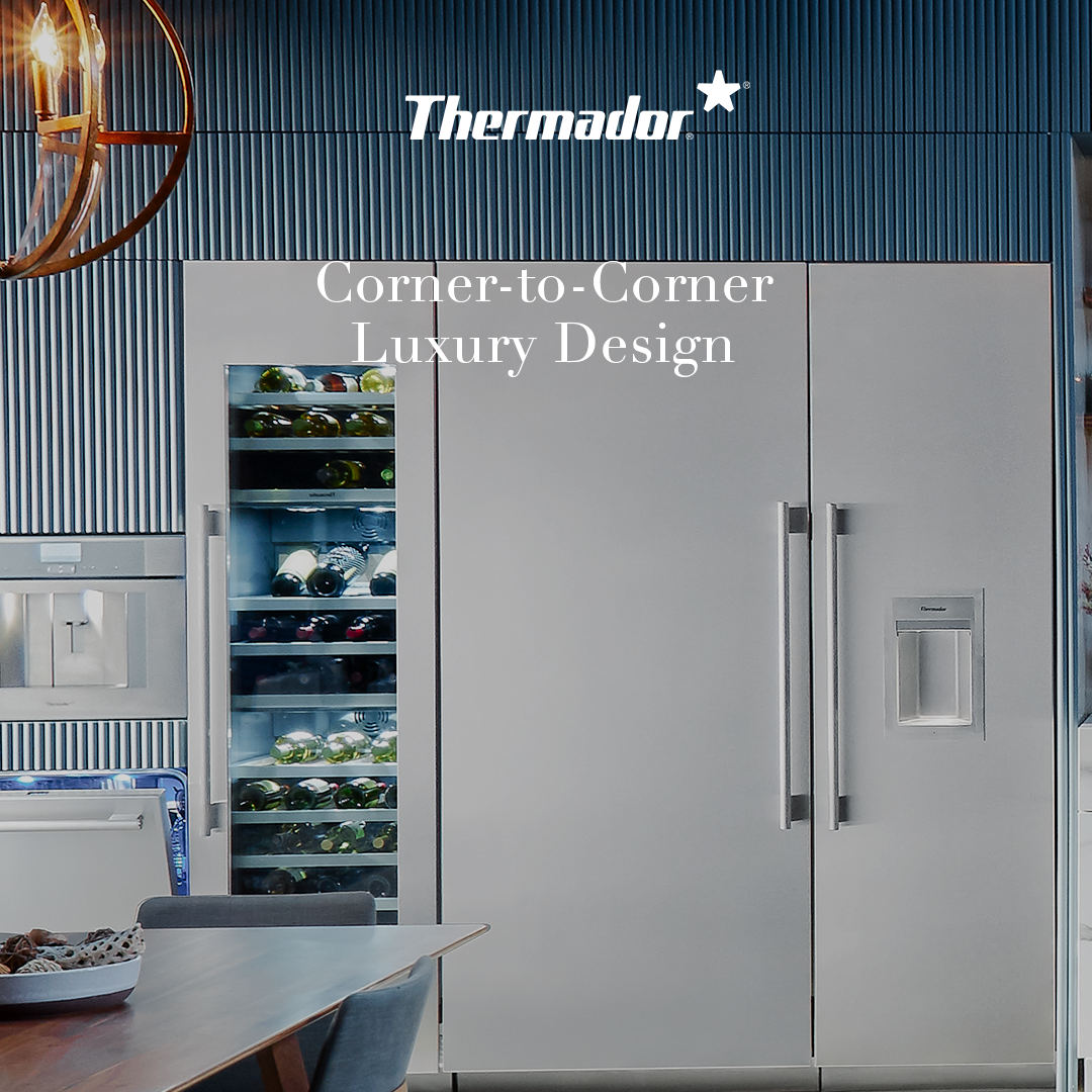 Thermador Facebook ad: Intentional design, corner to corner.