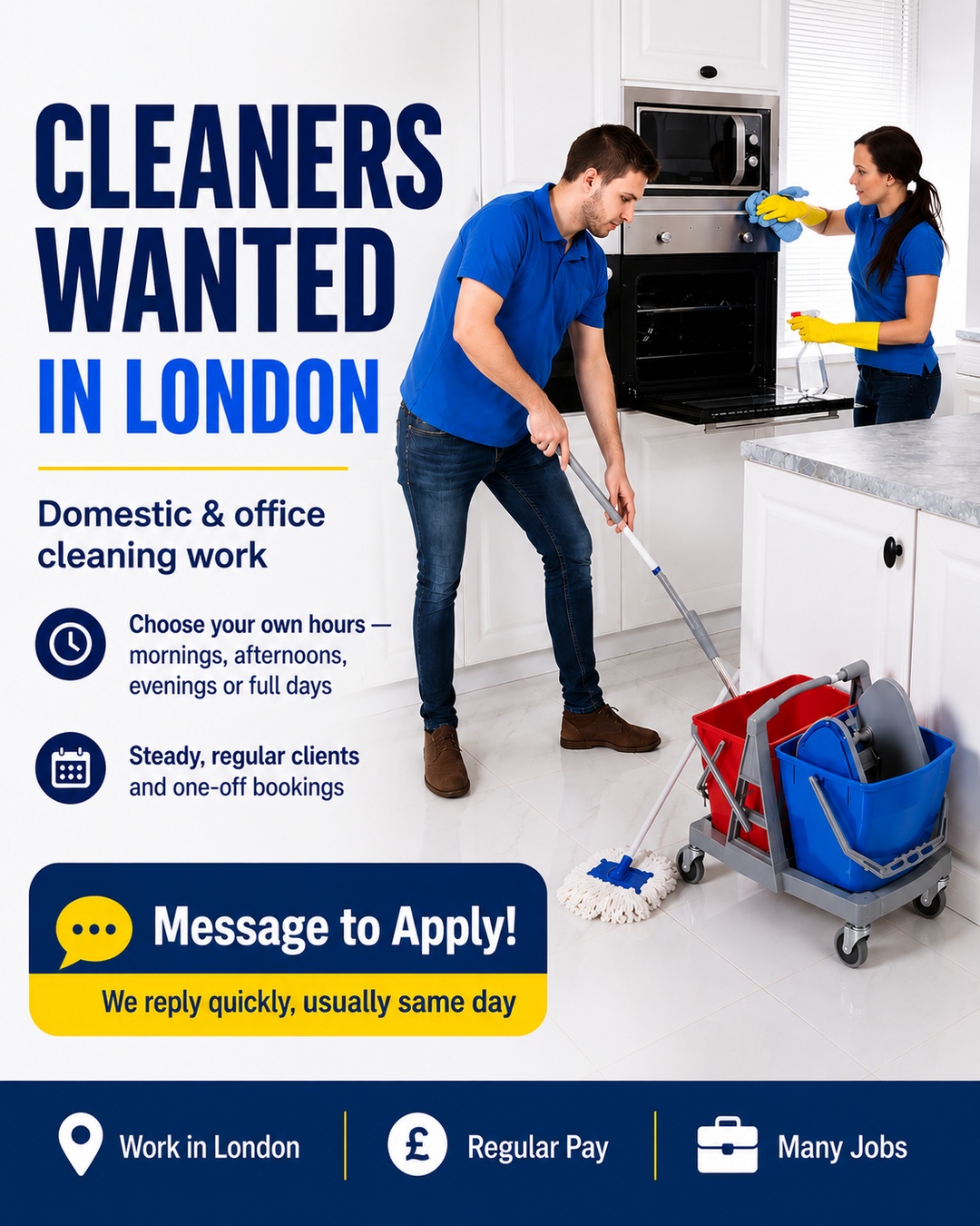 Job Start Facebook ad