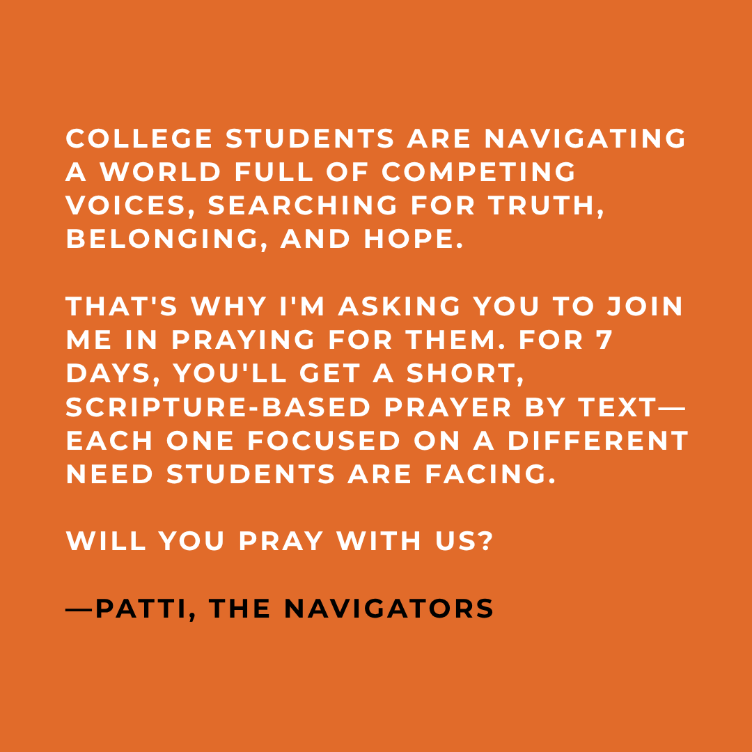 The Navigators Facebook ad: Join the Prayer Challenge »