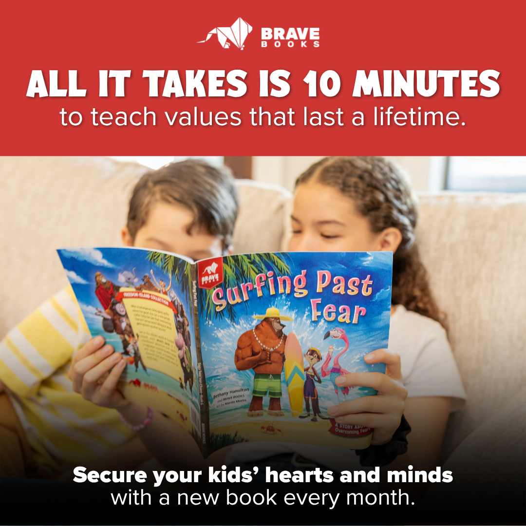 BRAVE Books Facebook ad