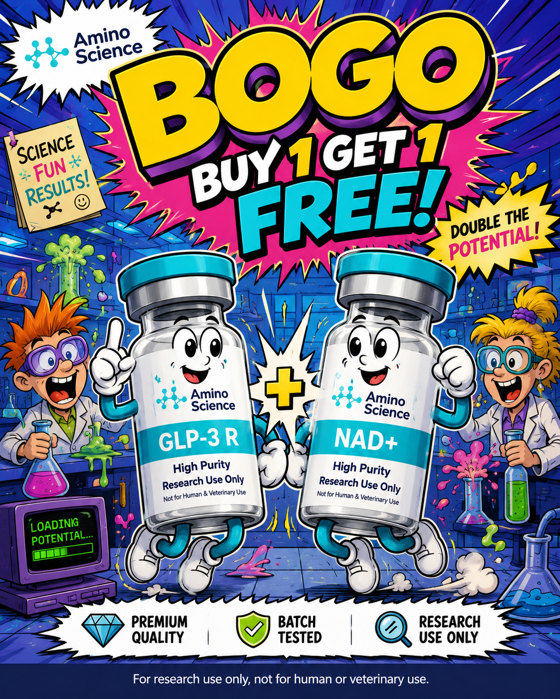 Amino Science Labs Facebook ad