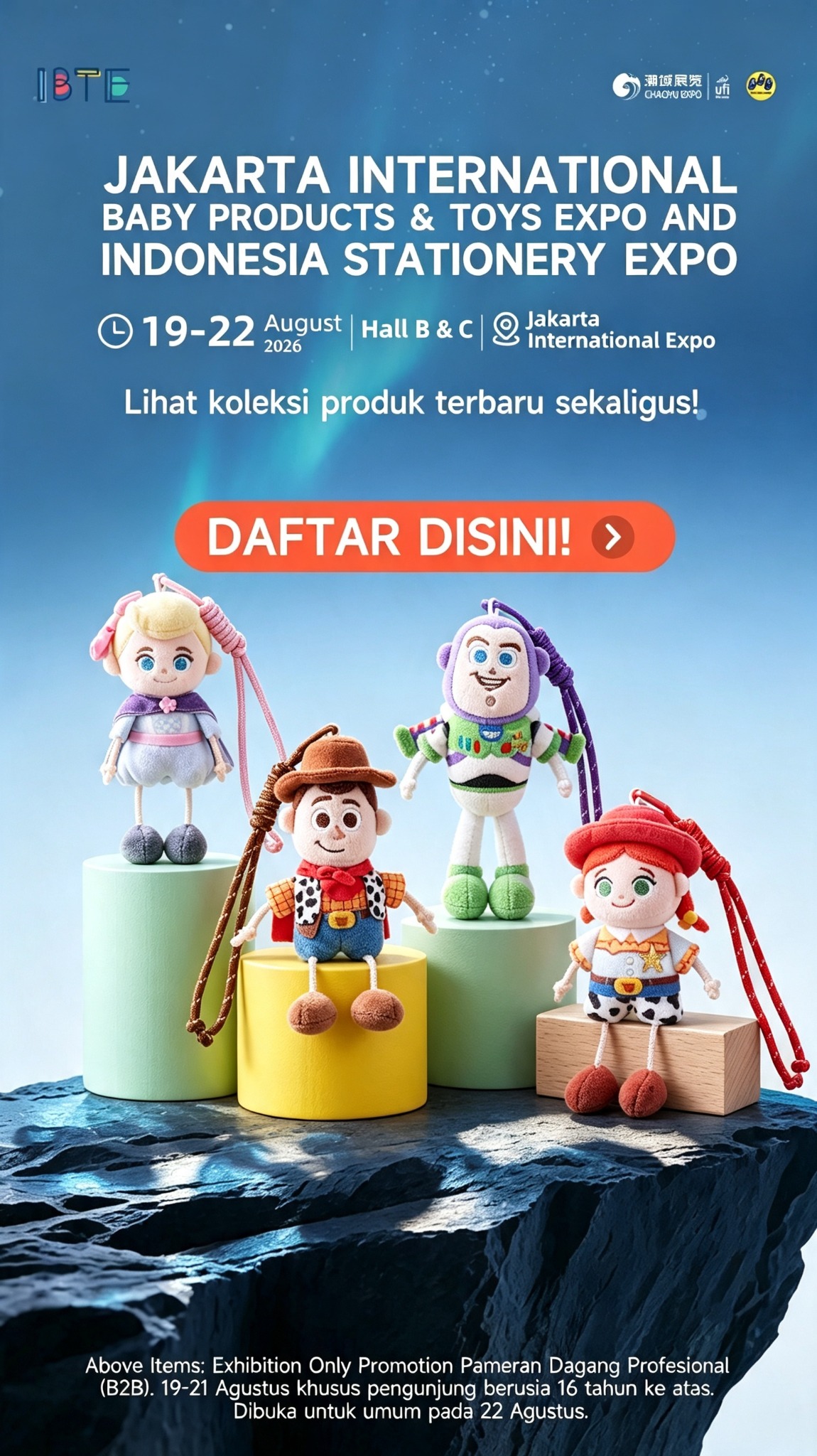 IBTE Indonesia Facebook ad from Aug 1, 2026