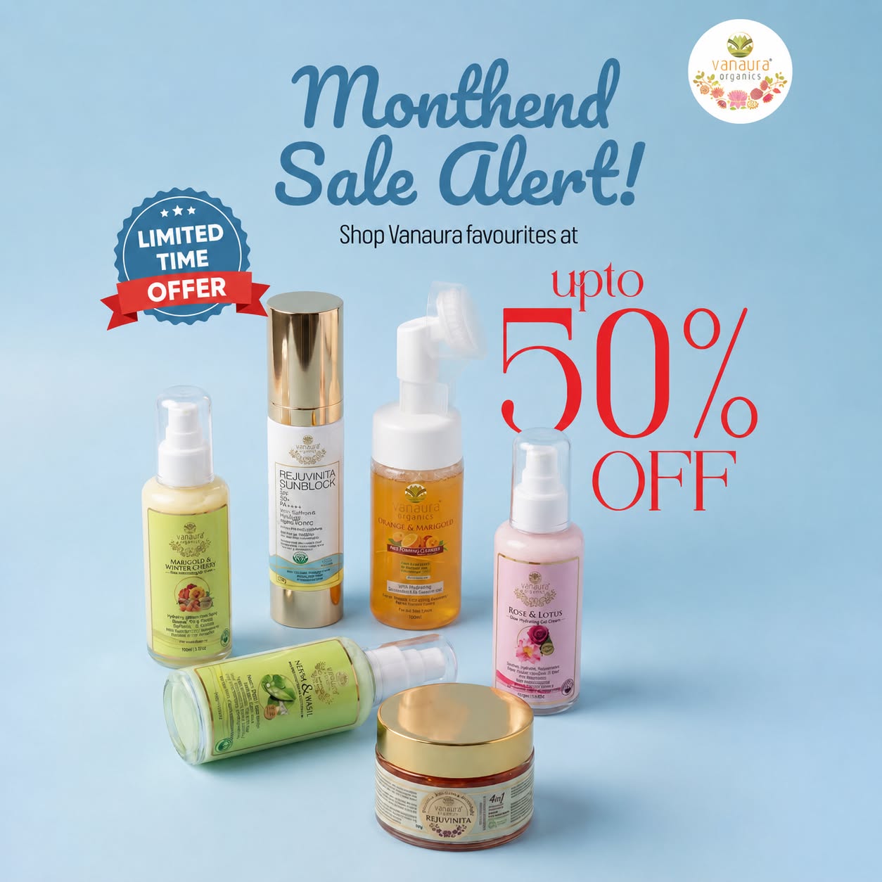 Vanaura Organics - Experience the Essence of Ayurveda Facebook ad