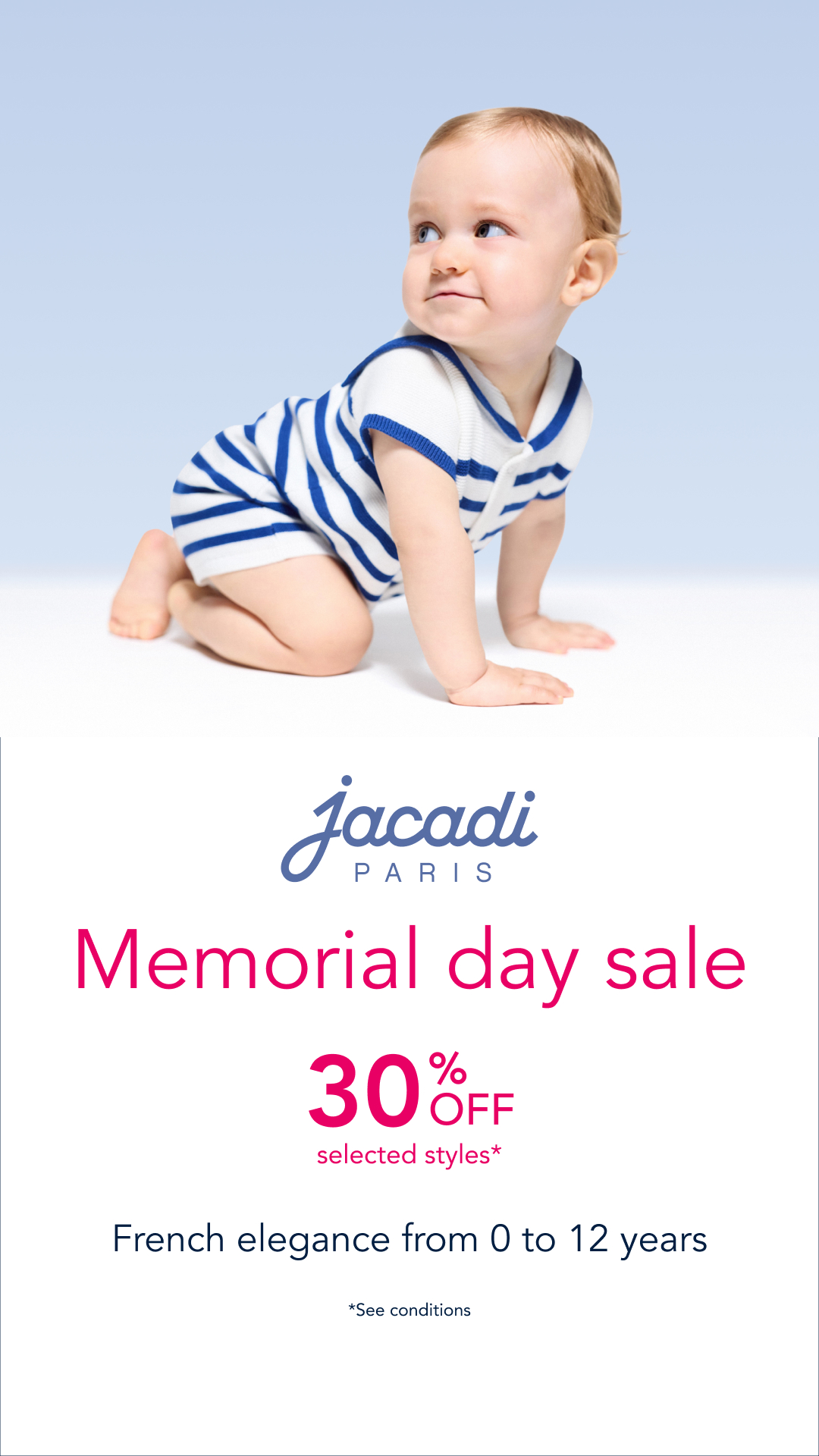 Jacadi Facebook ad
