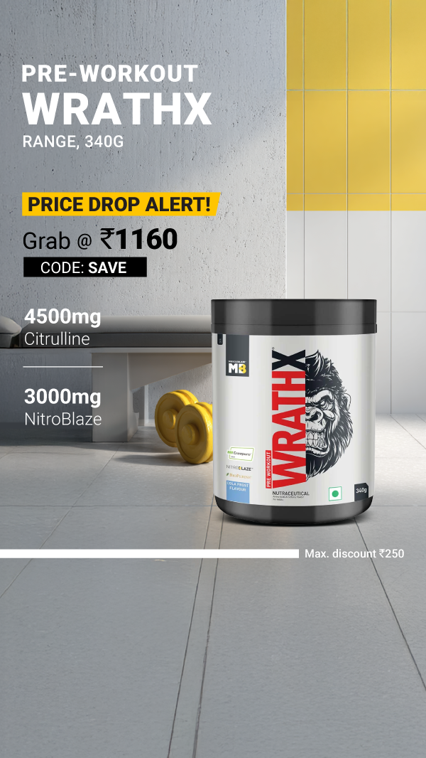 MuscleBlaze Facebook ad