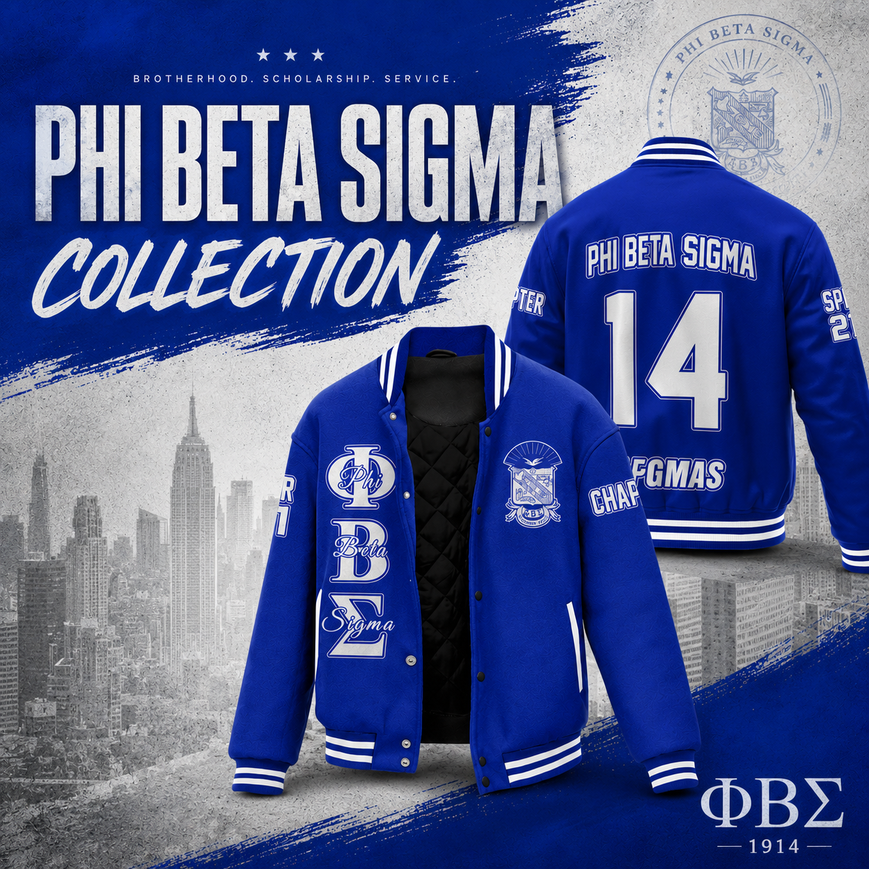 Divine Nine For Life Facebook ad: Rep ΦΒΣ with Pride.