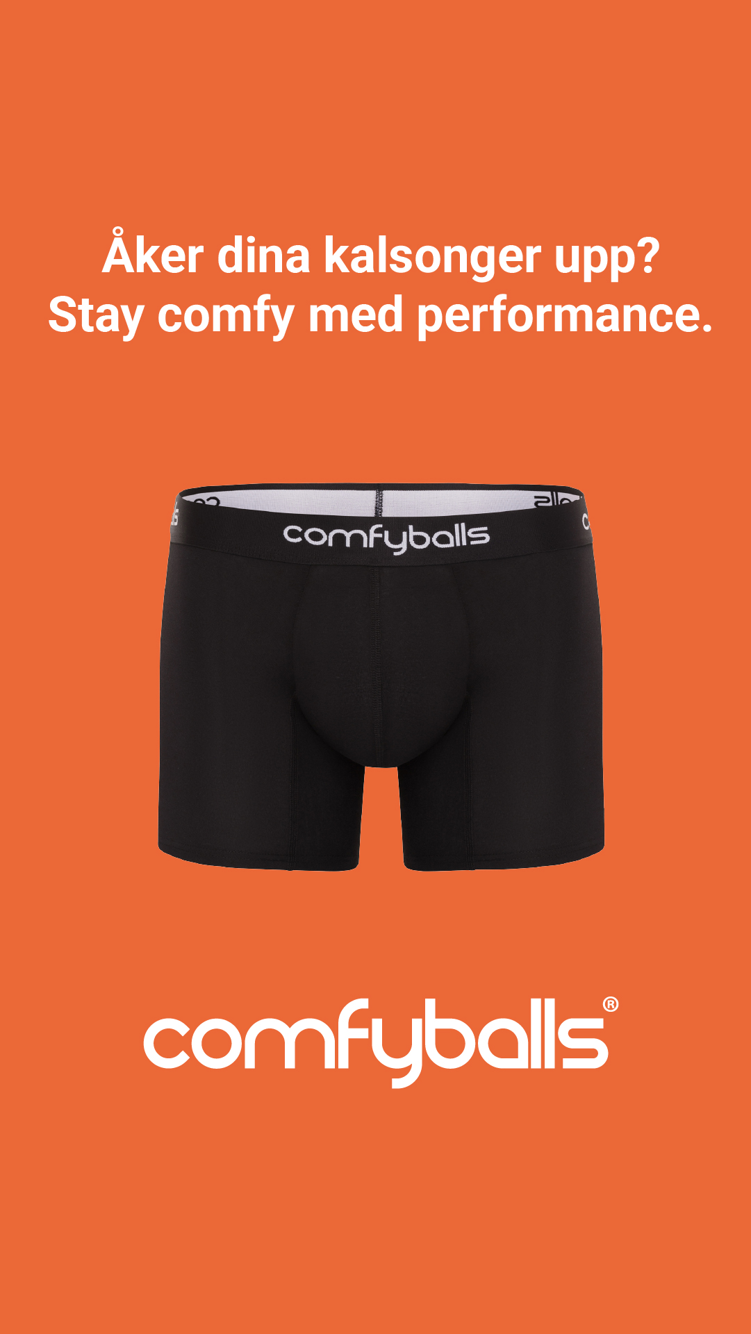 Comfyballs Facebook ad