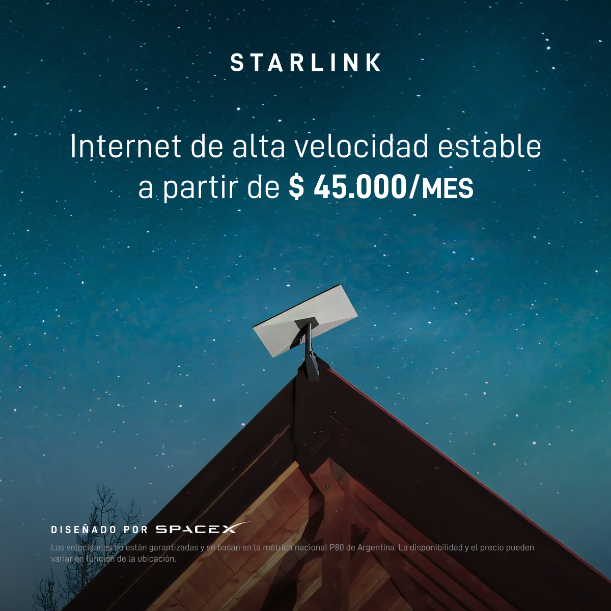 Starlink Facebook ad