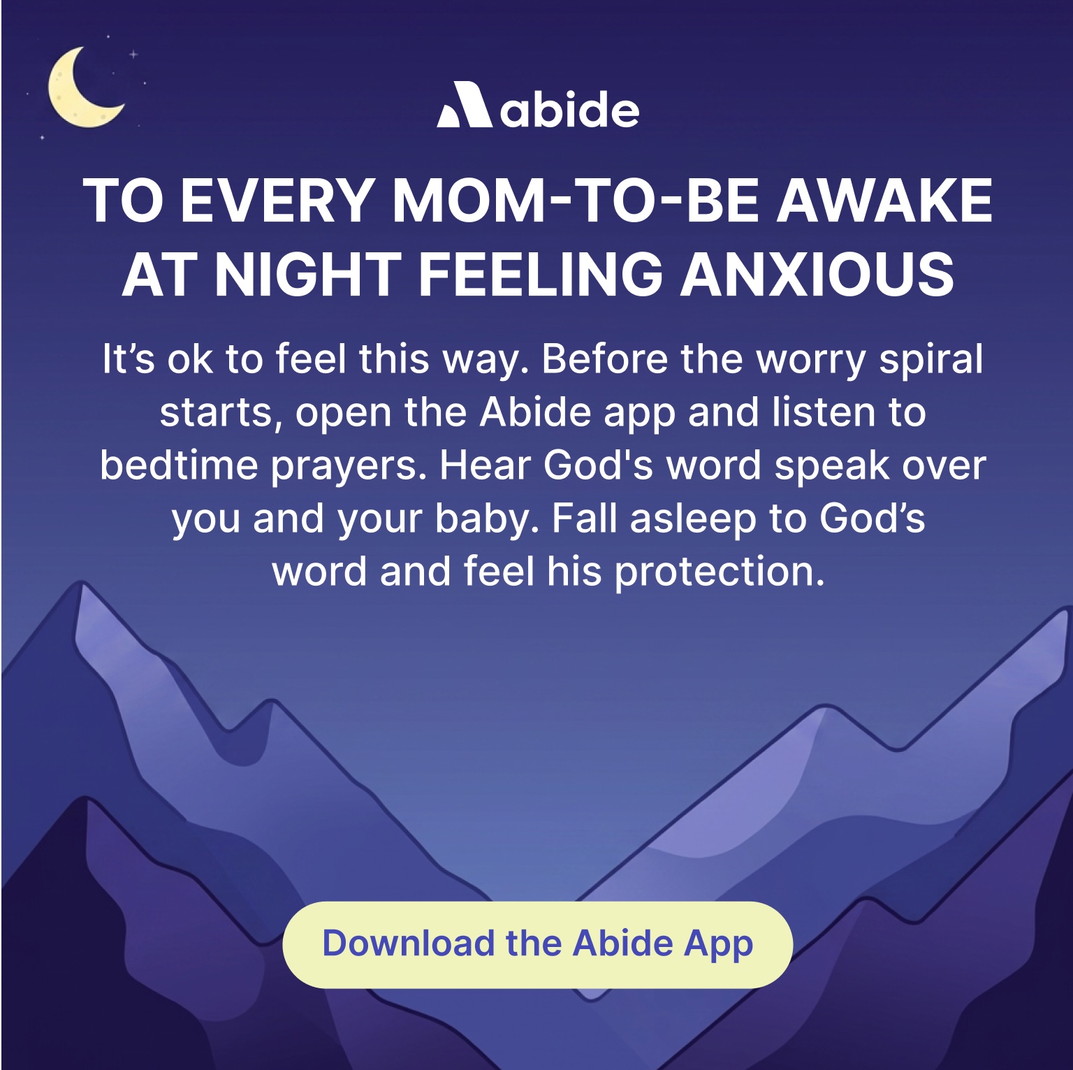 Abide from Guideposts Facebook ad
