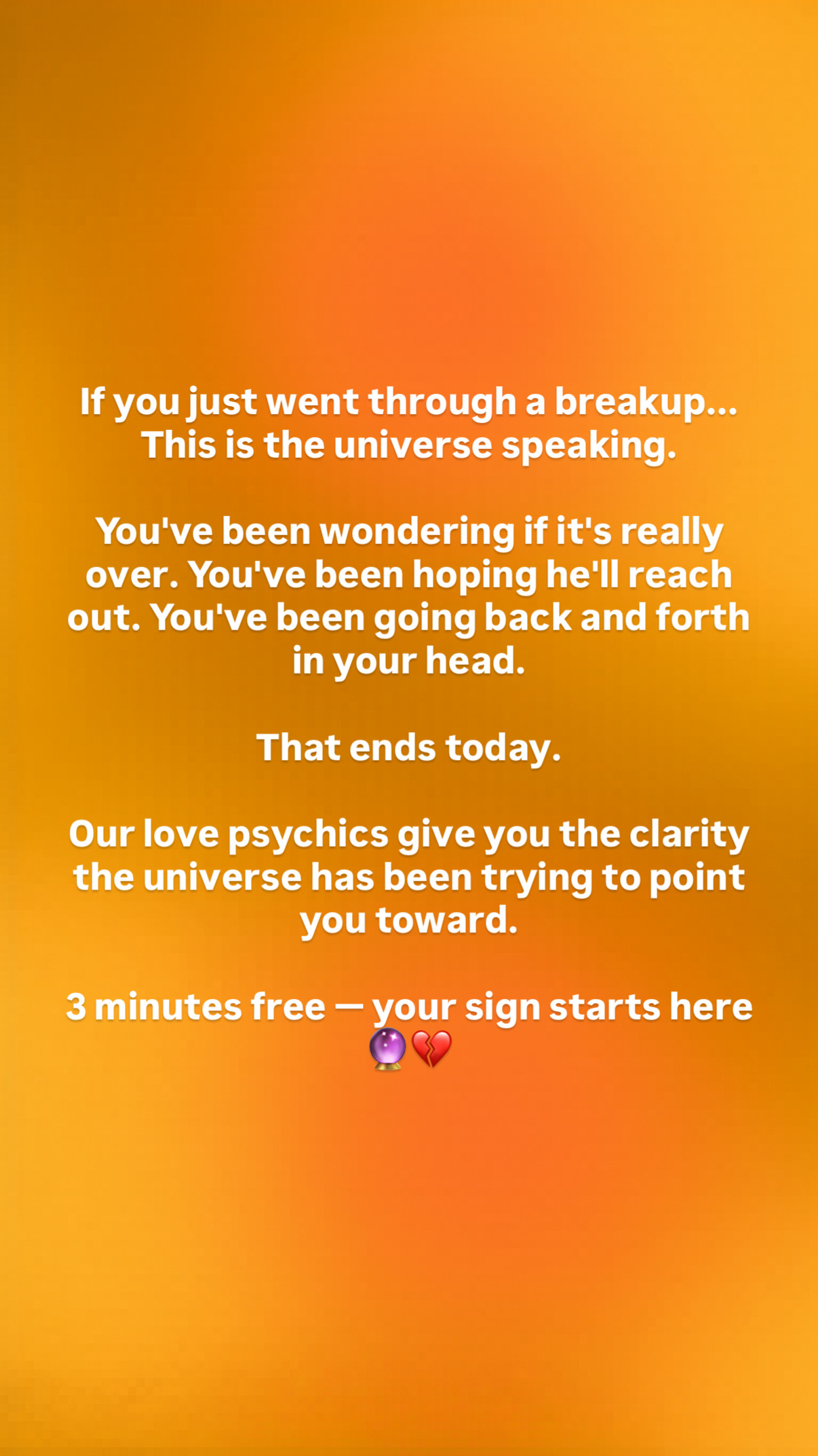 Mediumchat Facebook ad