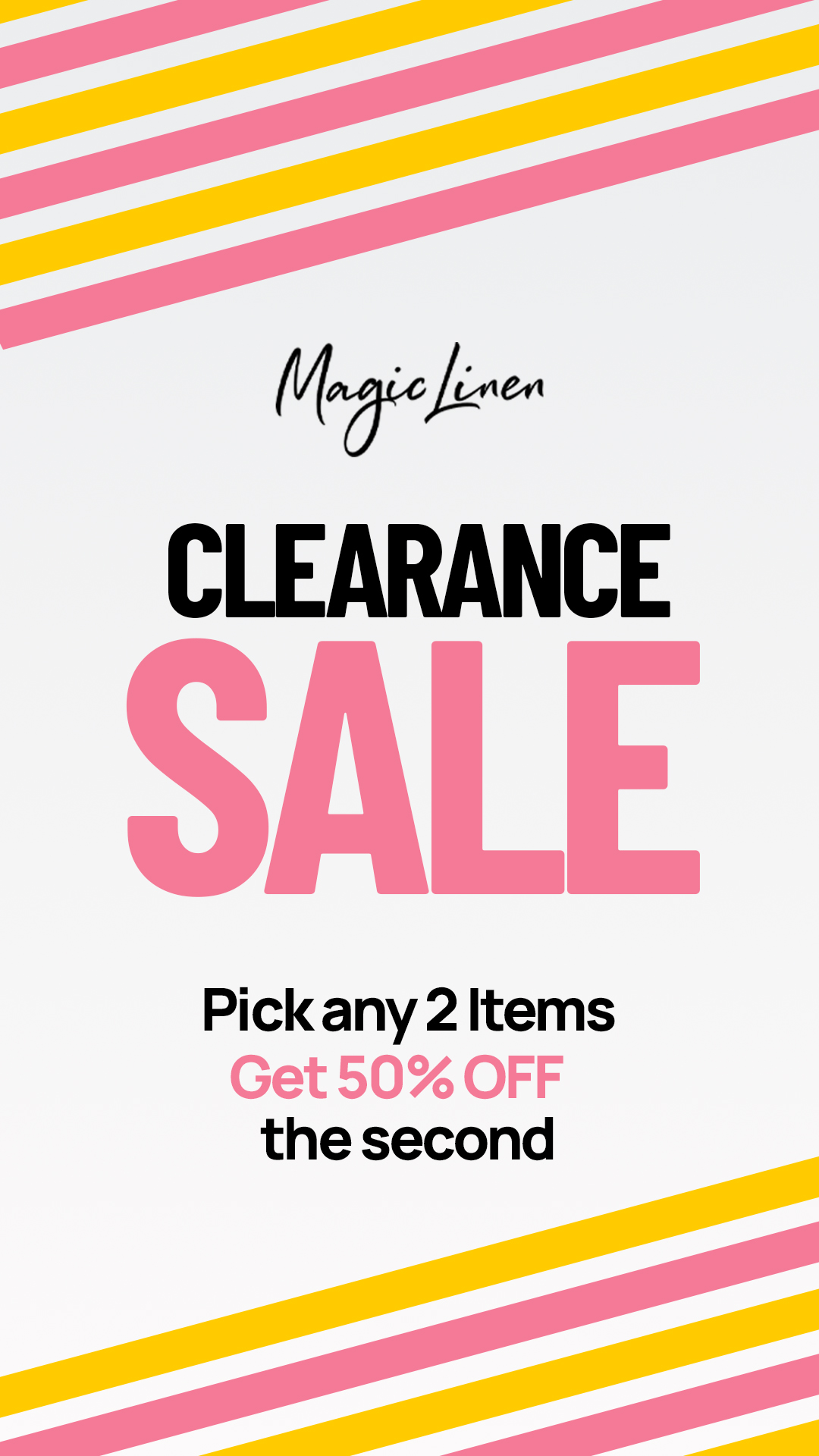 MagicLinen Facebook ad