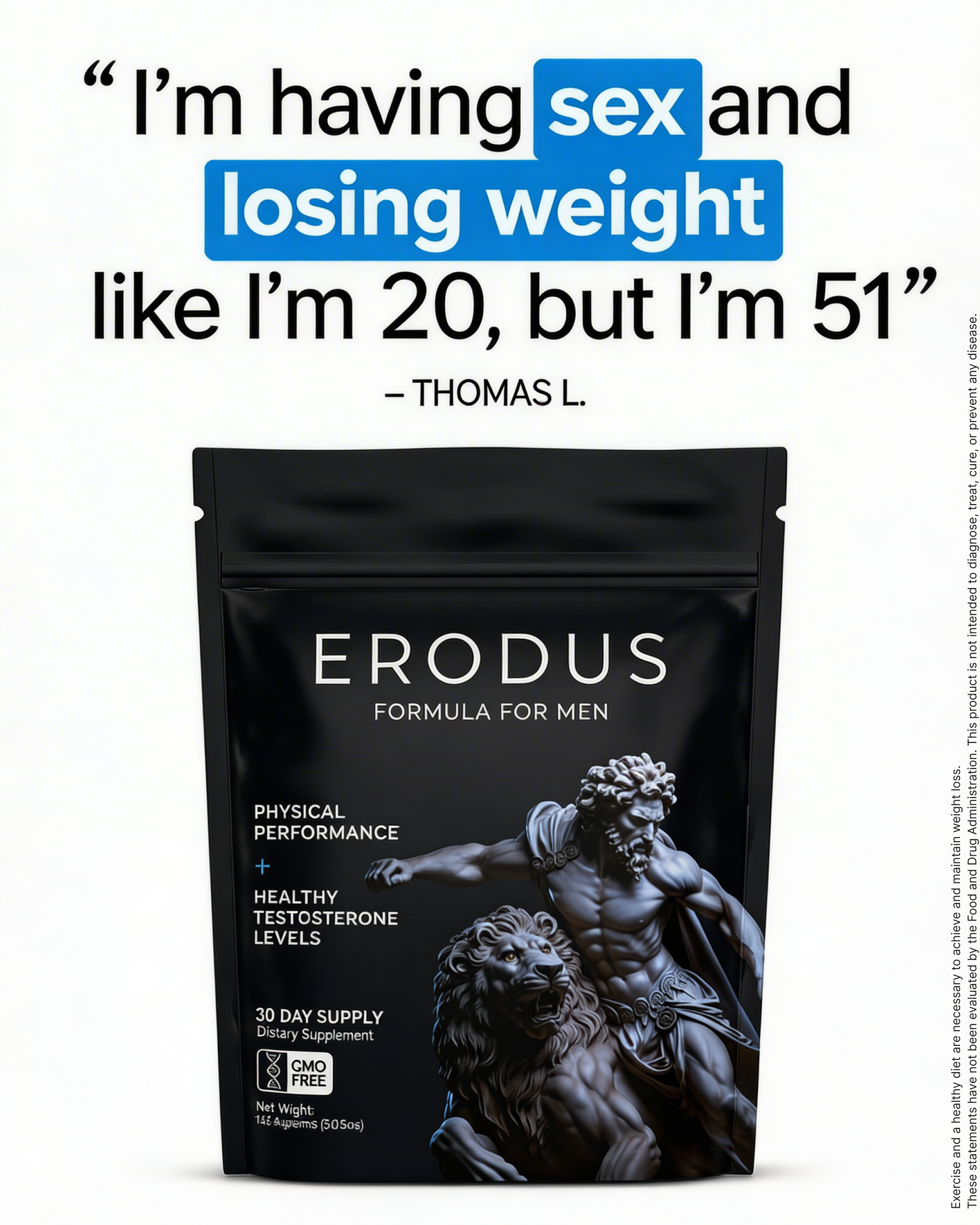 Erodus Formula For Men Facebook ad