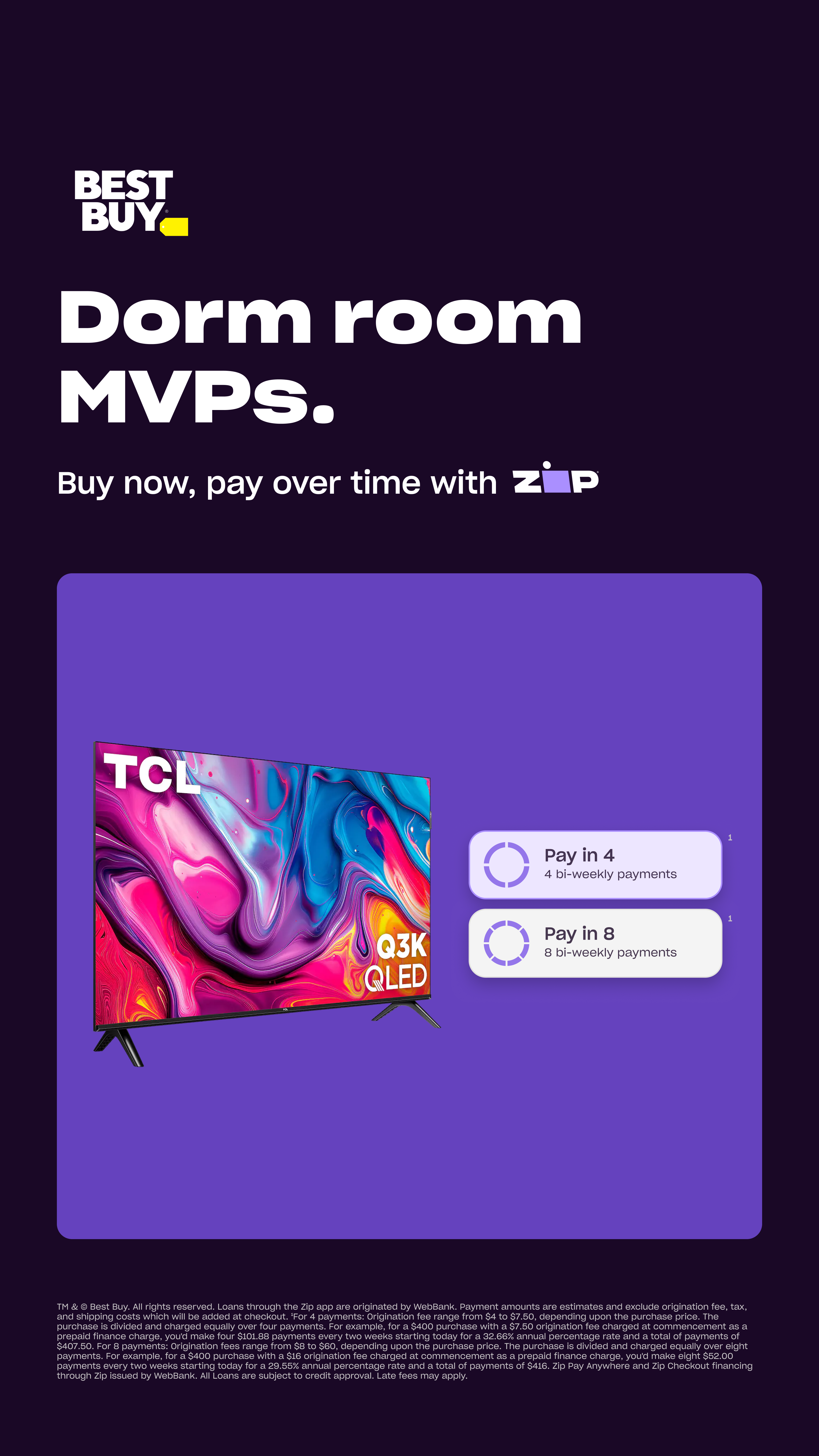 Zip Facebook ad from Jul 9, 2026