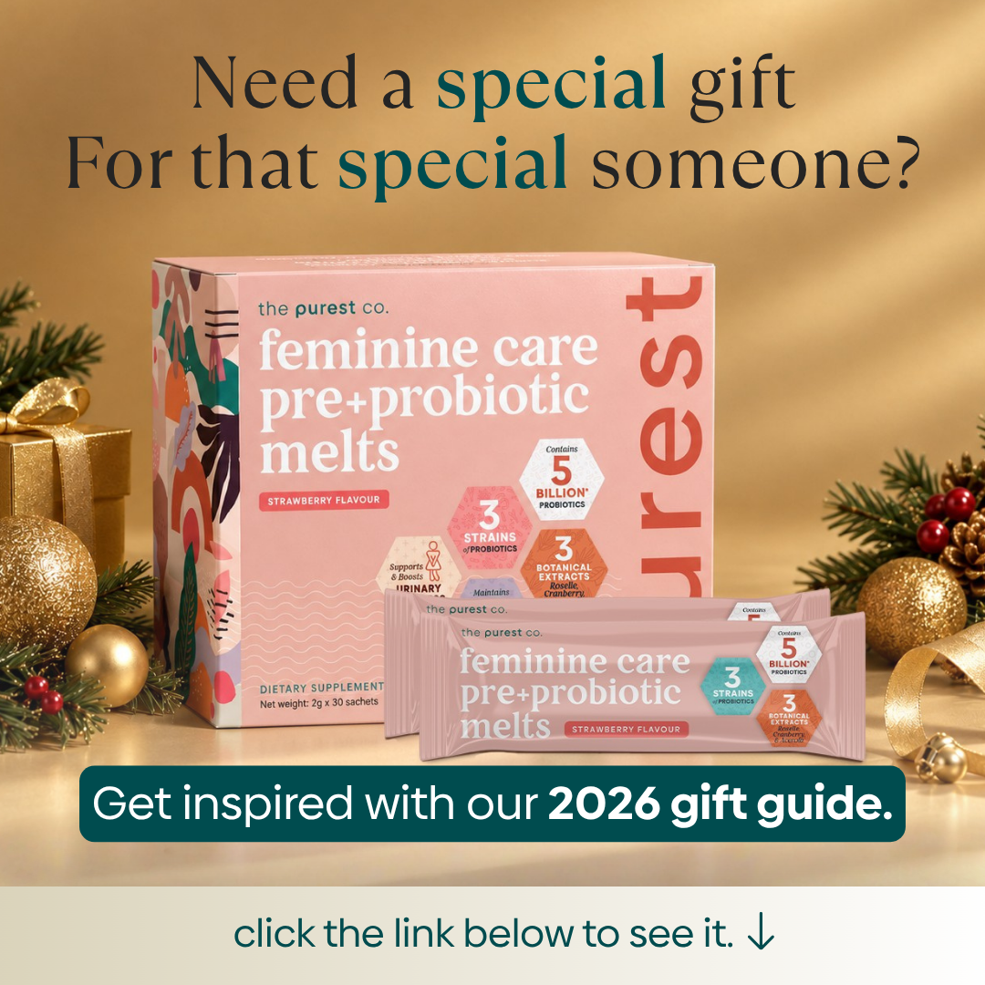 The Purest Co. Facebook ad: The gift of feeling good, inside and out