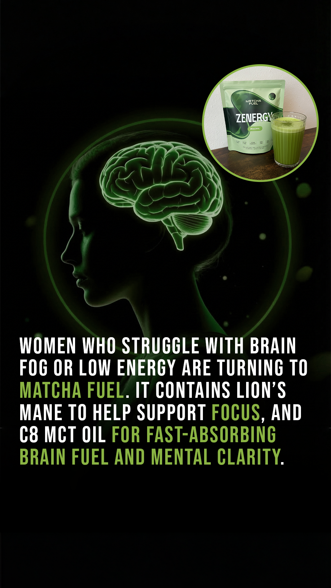 Matcha Fuel Facebook ad