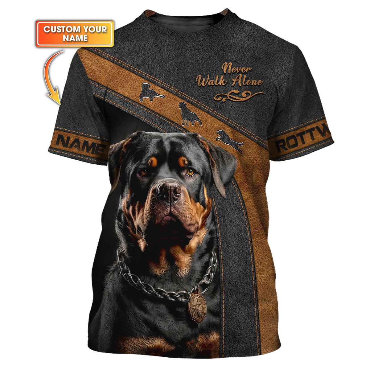 Wiizaa Facebook ad: Majestic Rottweiler Custom T-Shirts Rottweiler 3D Shirt…