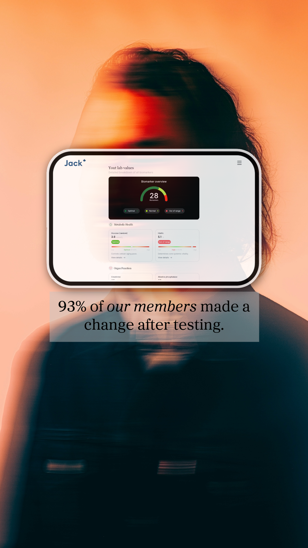 Jack Health Facebook ad