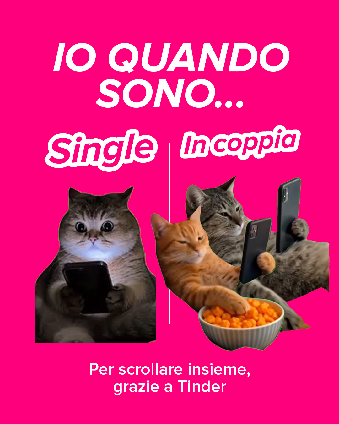 Tinder Italia Facebook ad from Jul 1, 2026