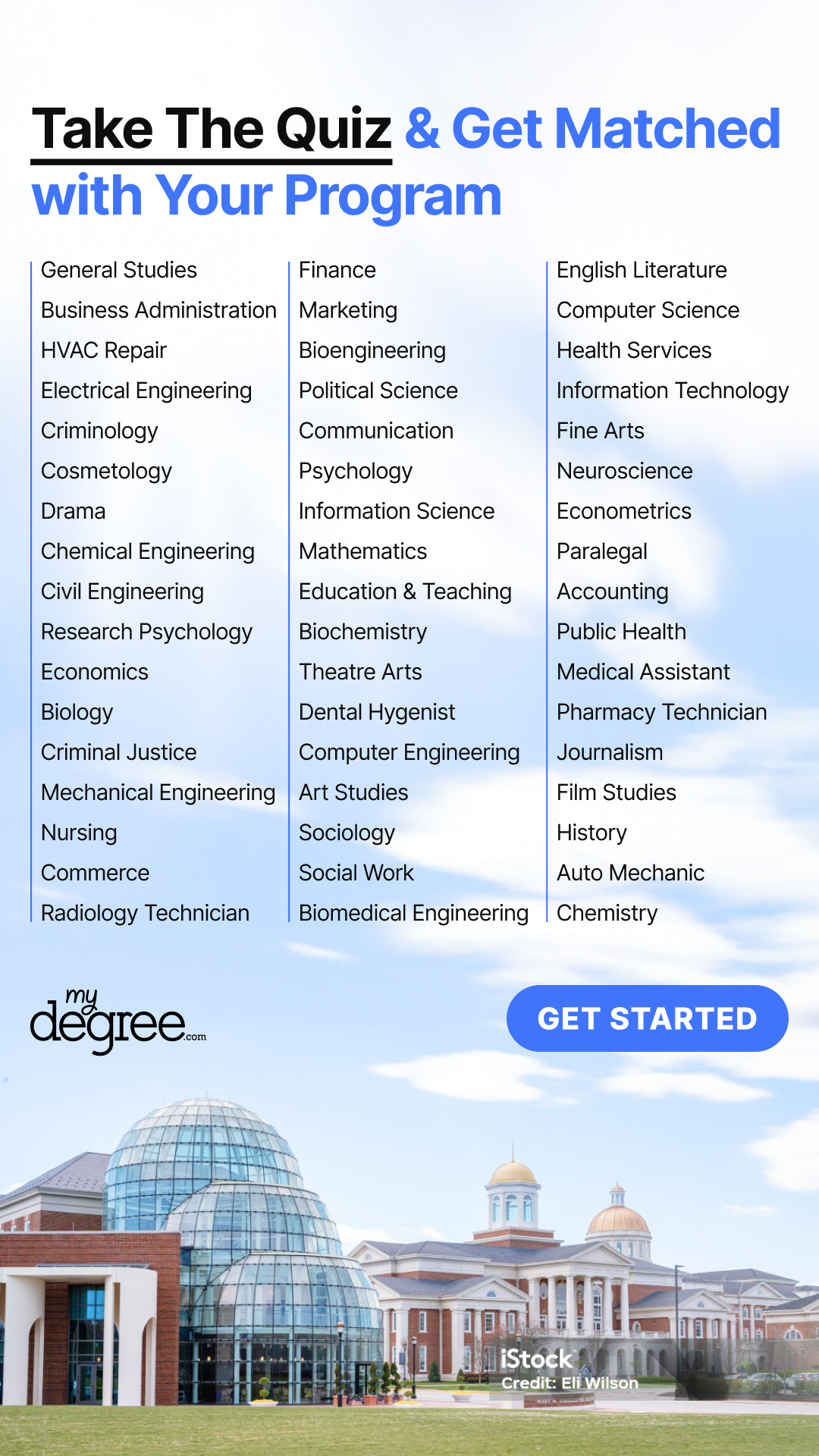 MyDegree.com Facebook ad