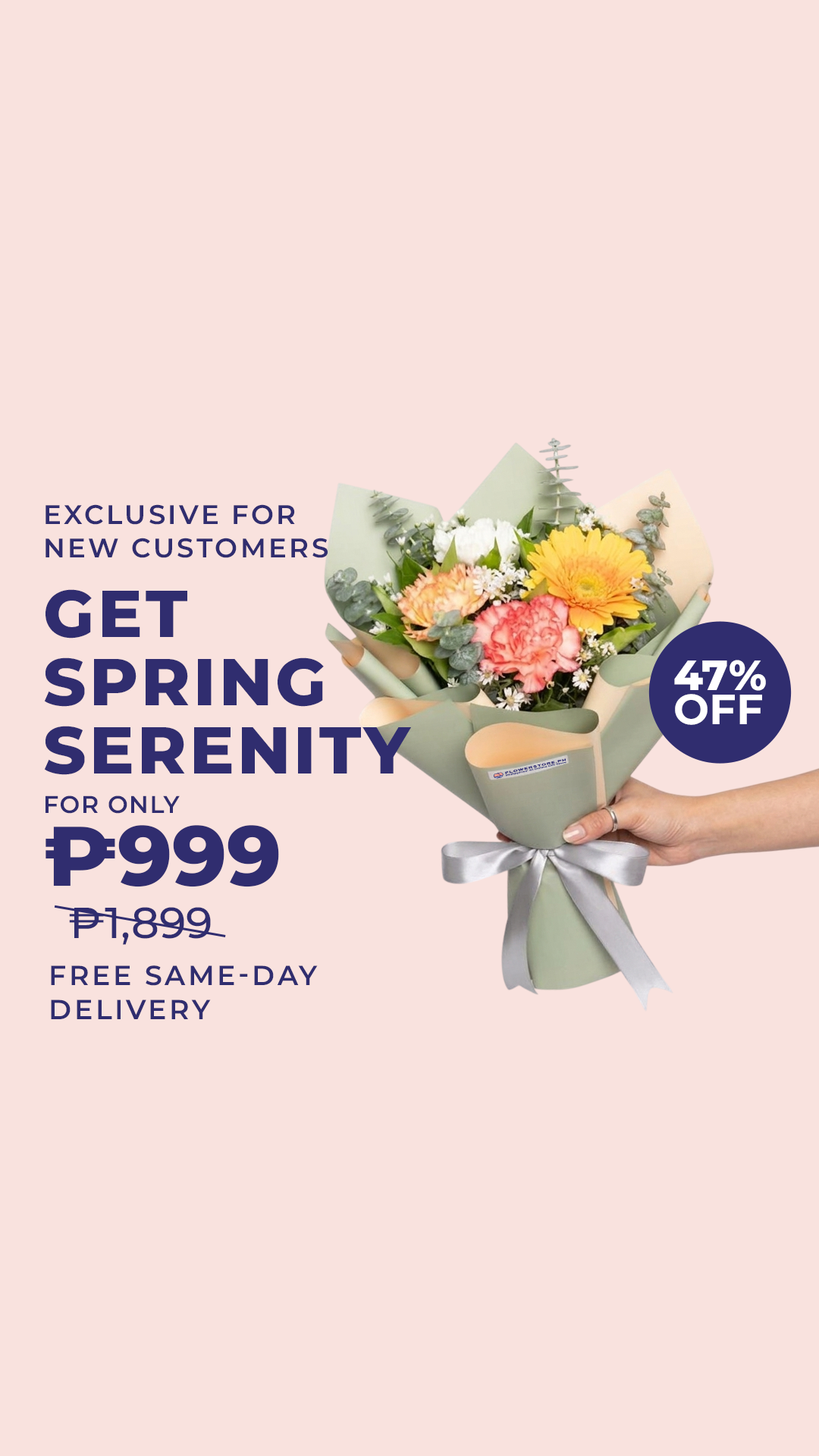 FlowerStore.ph Facebook ad from Aug 2, 2026