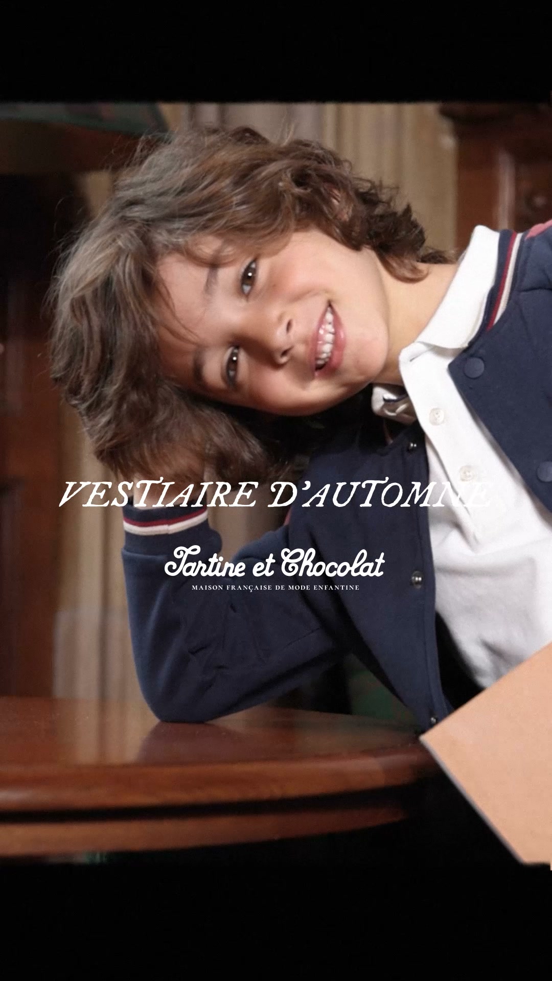 Tartine et Chocolat Facebook ad: Vestiaire d'automne