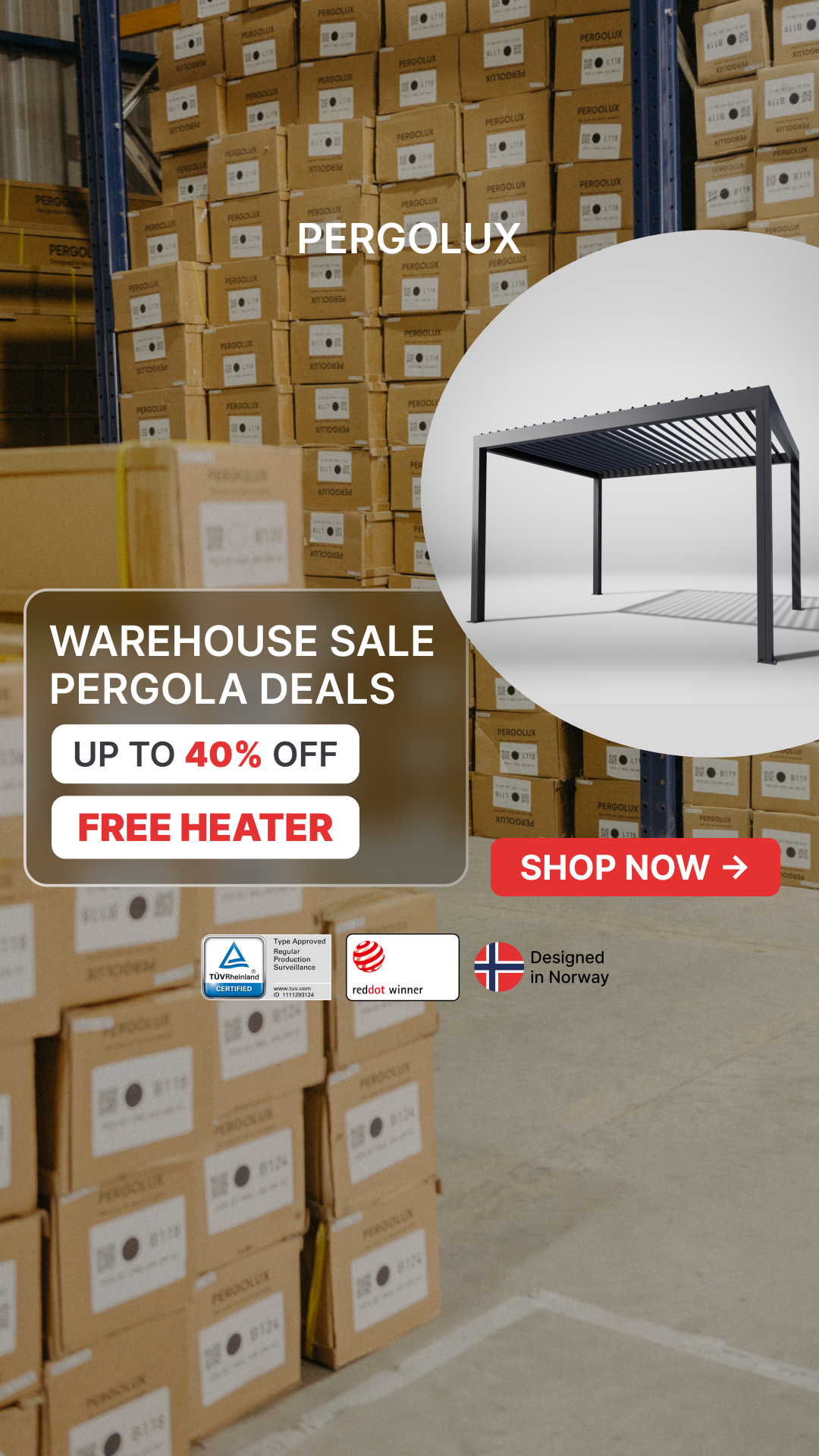 pergolux.au Facebook ad