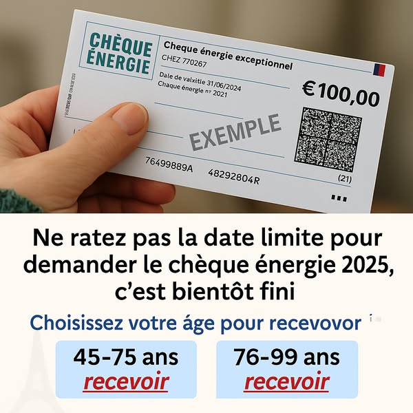 Crea vałor Facebook ad: Aide énergie 2026