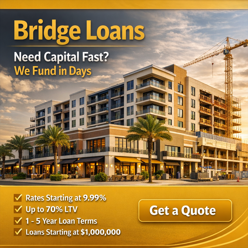 Bukh Capital Group Facebook ad: Commercial & Investment Bridge Loans